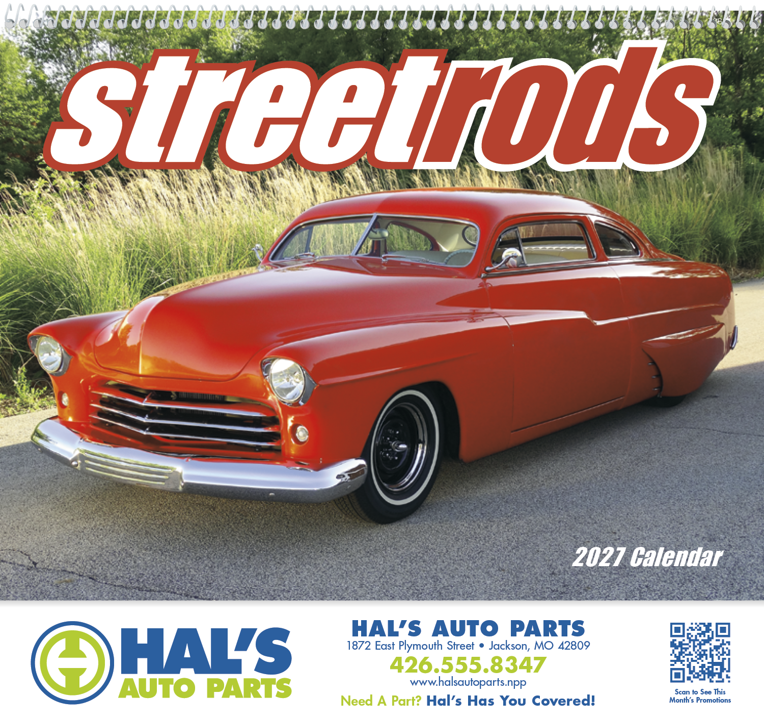 Good Value™ Street Rods - Spiral Calendar 37