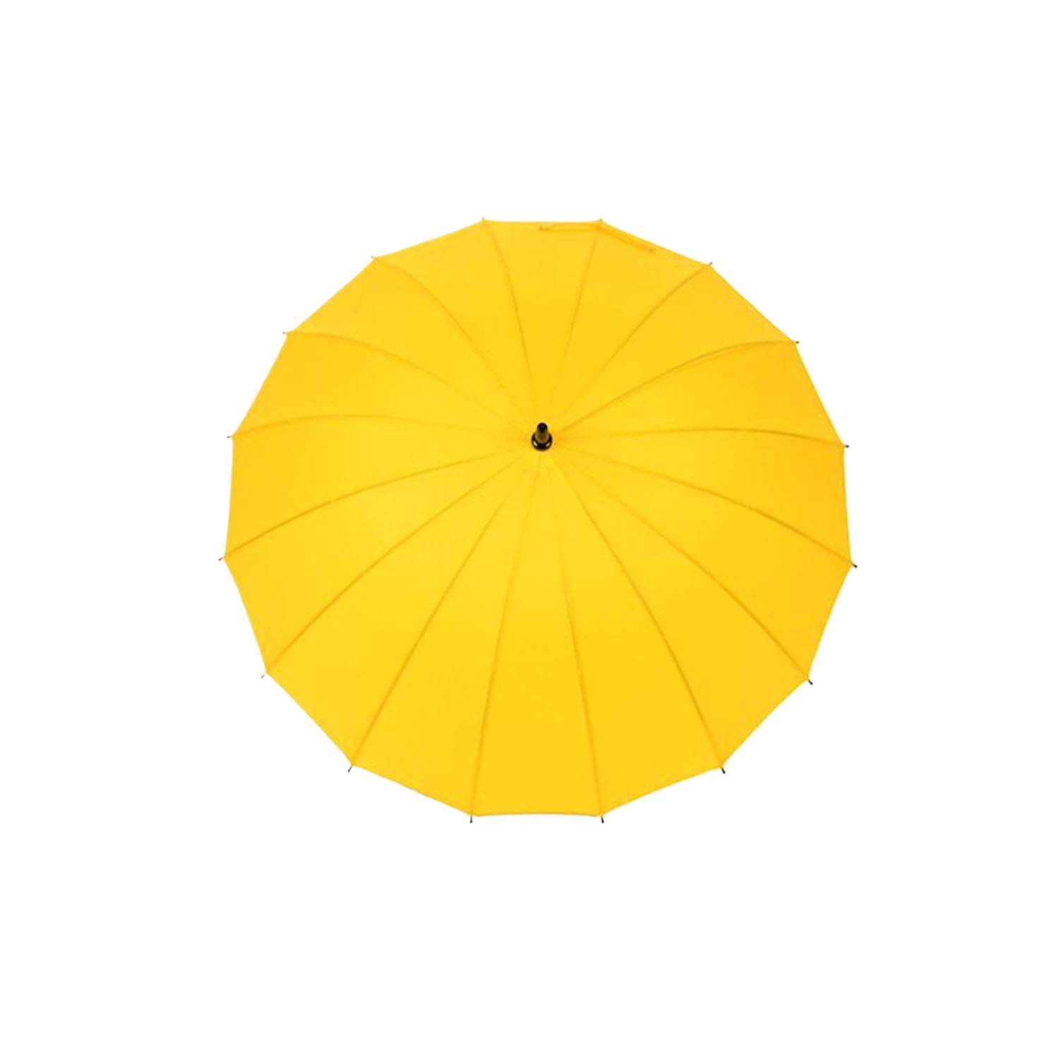 Large Ergonomic Auto Open 16 Rib Stick Umbrella 9