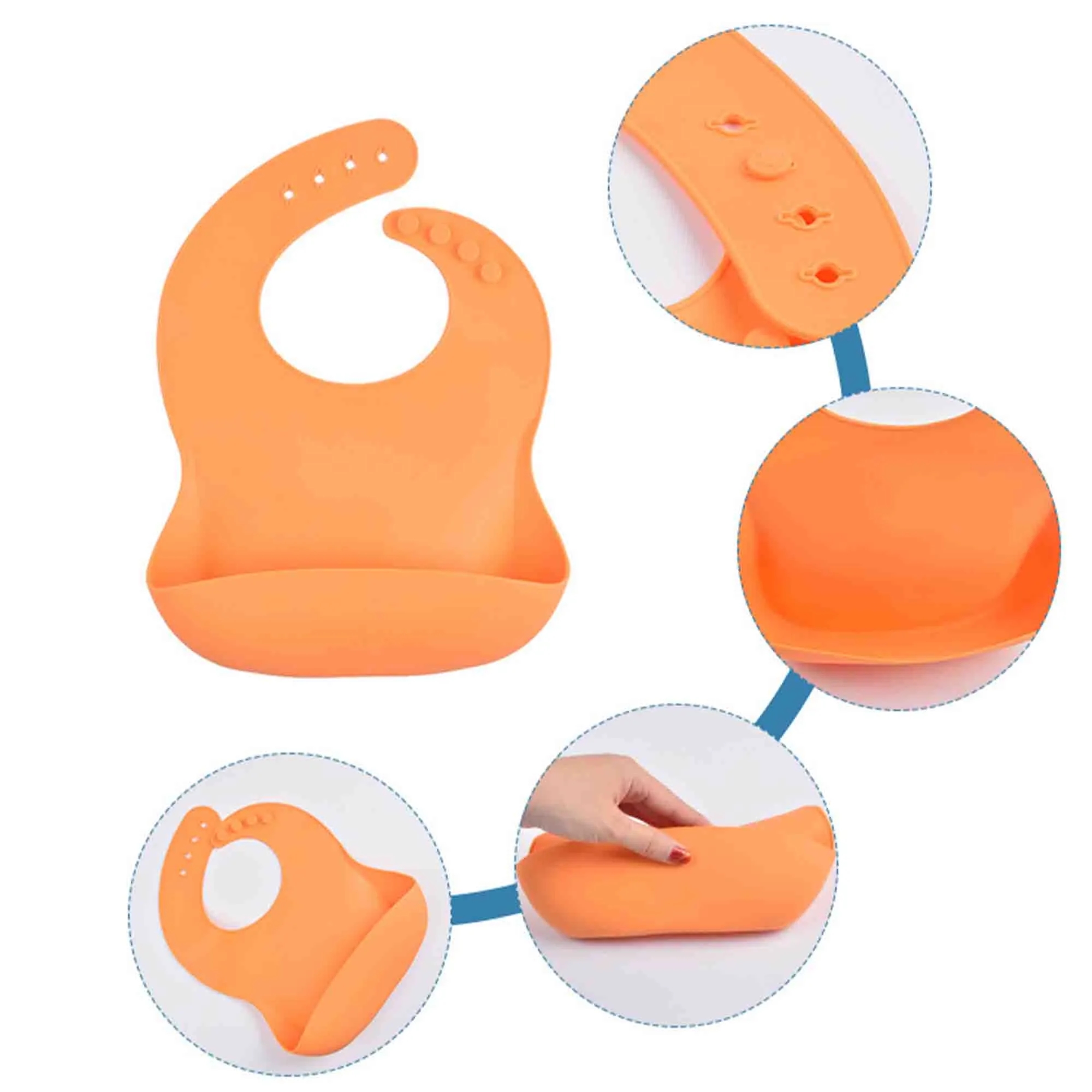 Silicone Baby Bib 1