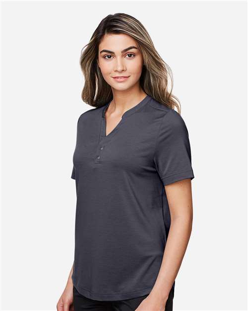 Women's JAQ Snap-Up Stretch Performance Polo - NE100W 10