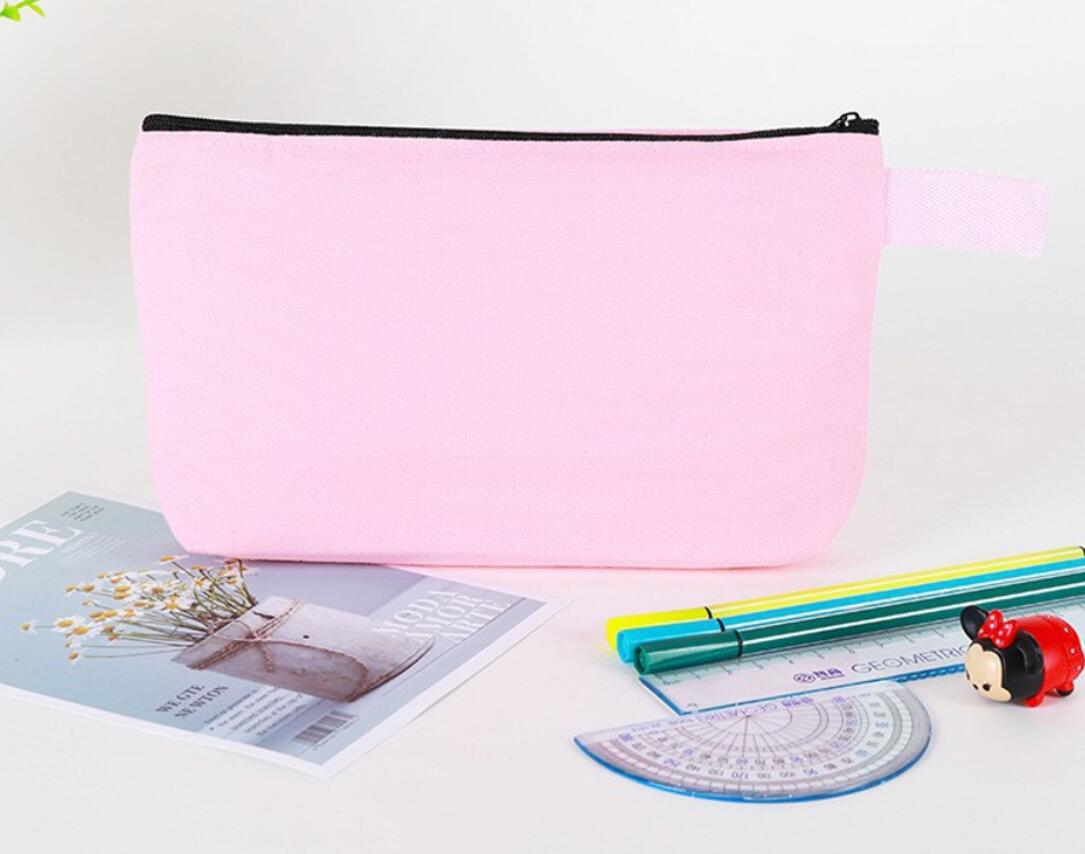 Canvas Pencil Case Makeup Bag 12