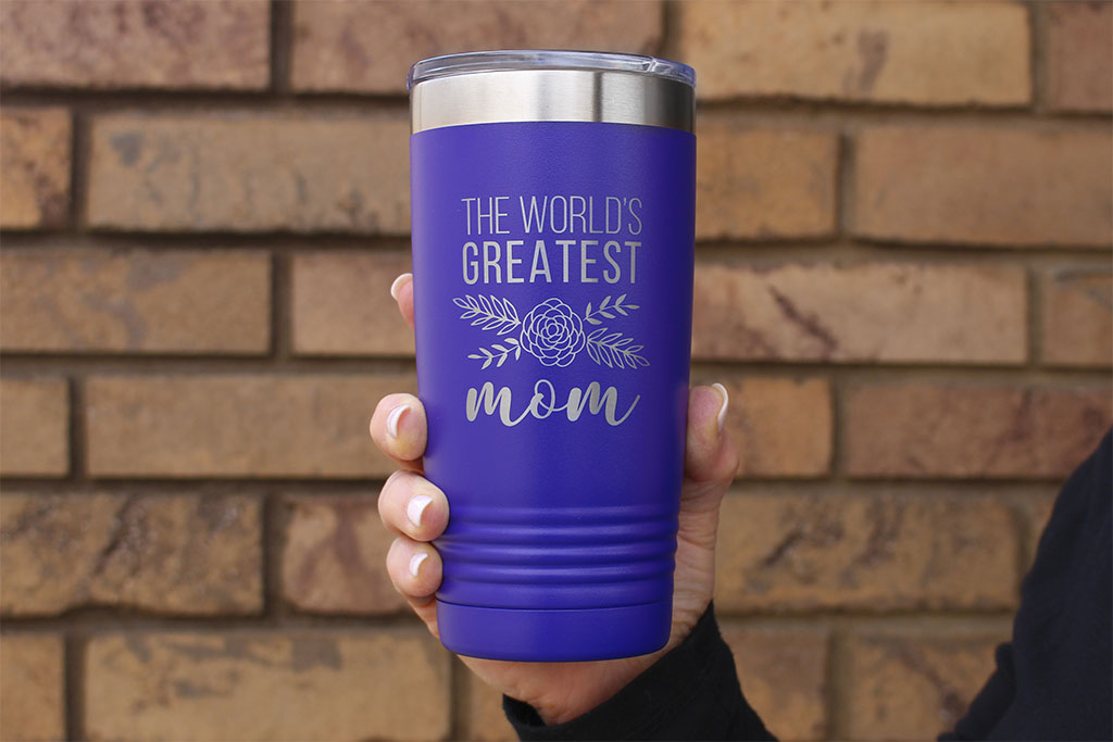20 oz Leatherette Polar Camel Metal Tumbler 6