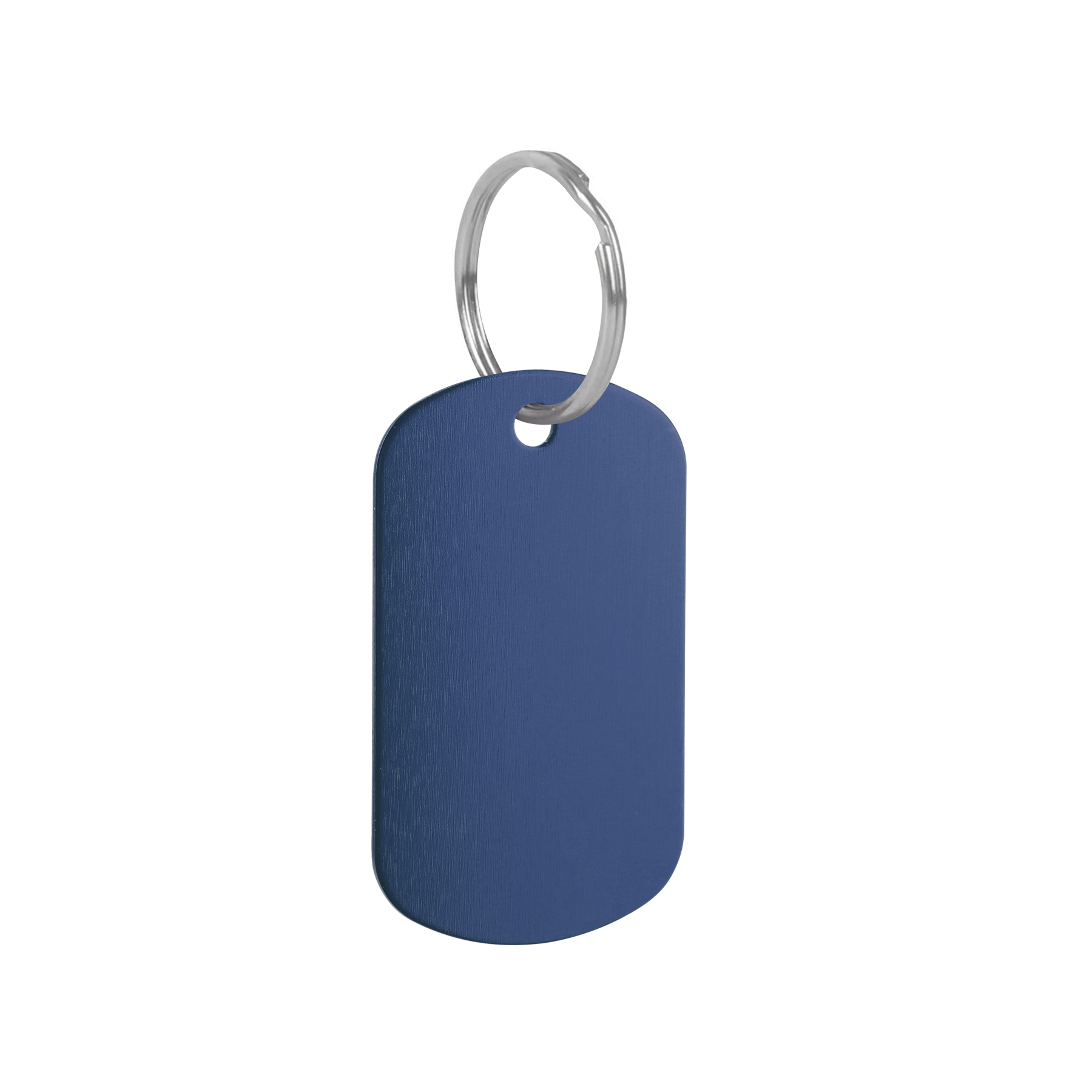 Engraved Metal Dog Tag Keychain 12