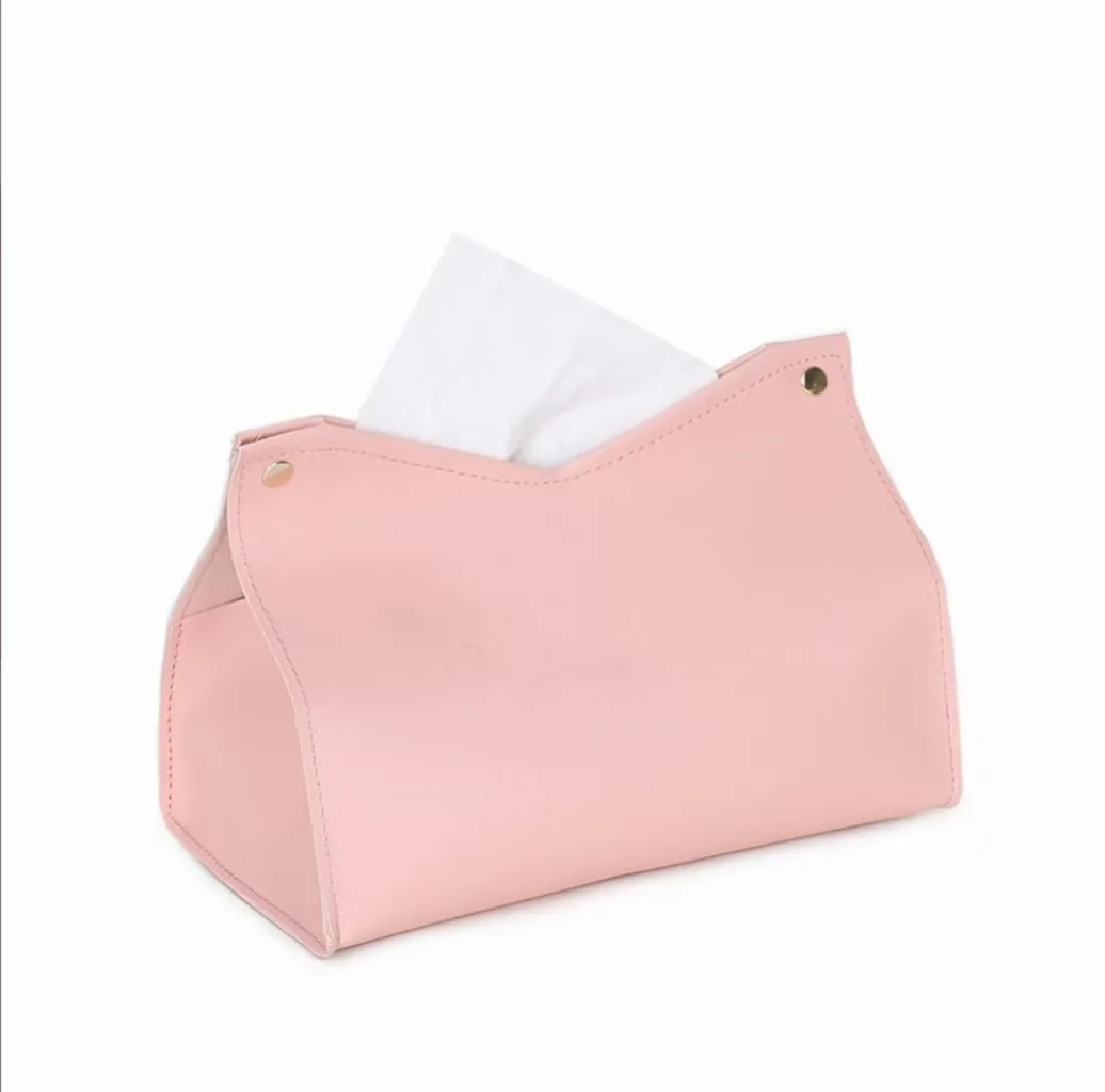 PU Leather Tissue Box Cover 8