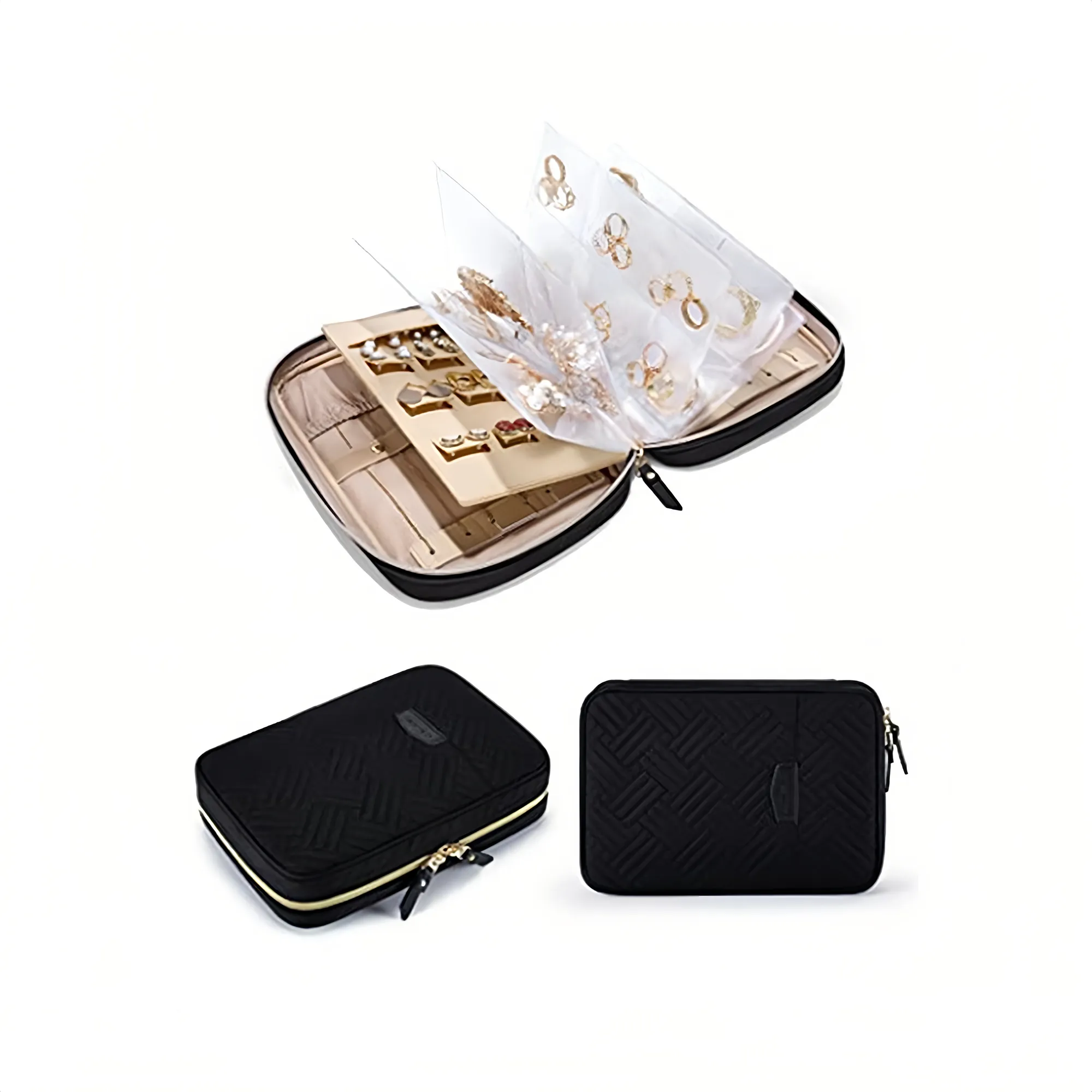 Jewelry Rolls Zipper Pouch Bag 4