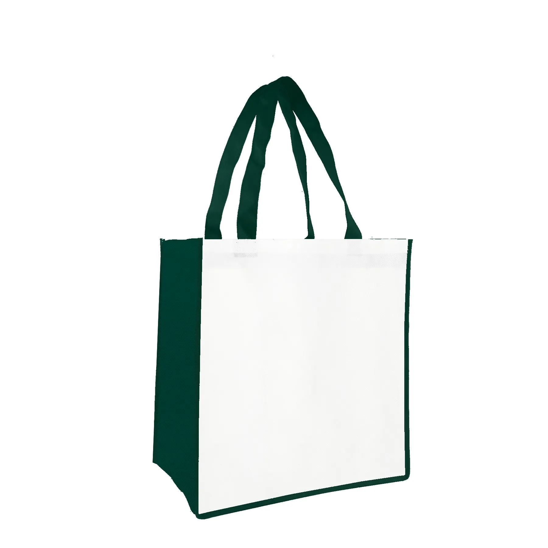 Sublimated PET Non-Woven Grocery Tote Bag w/ Gusset 11