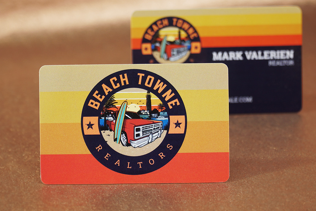 Glossy Plastic Business Cards 1