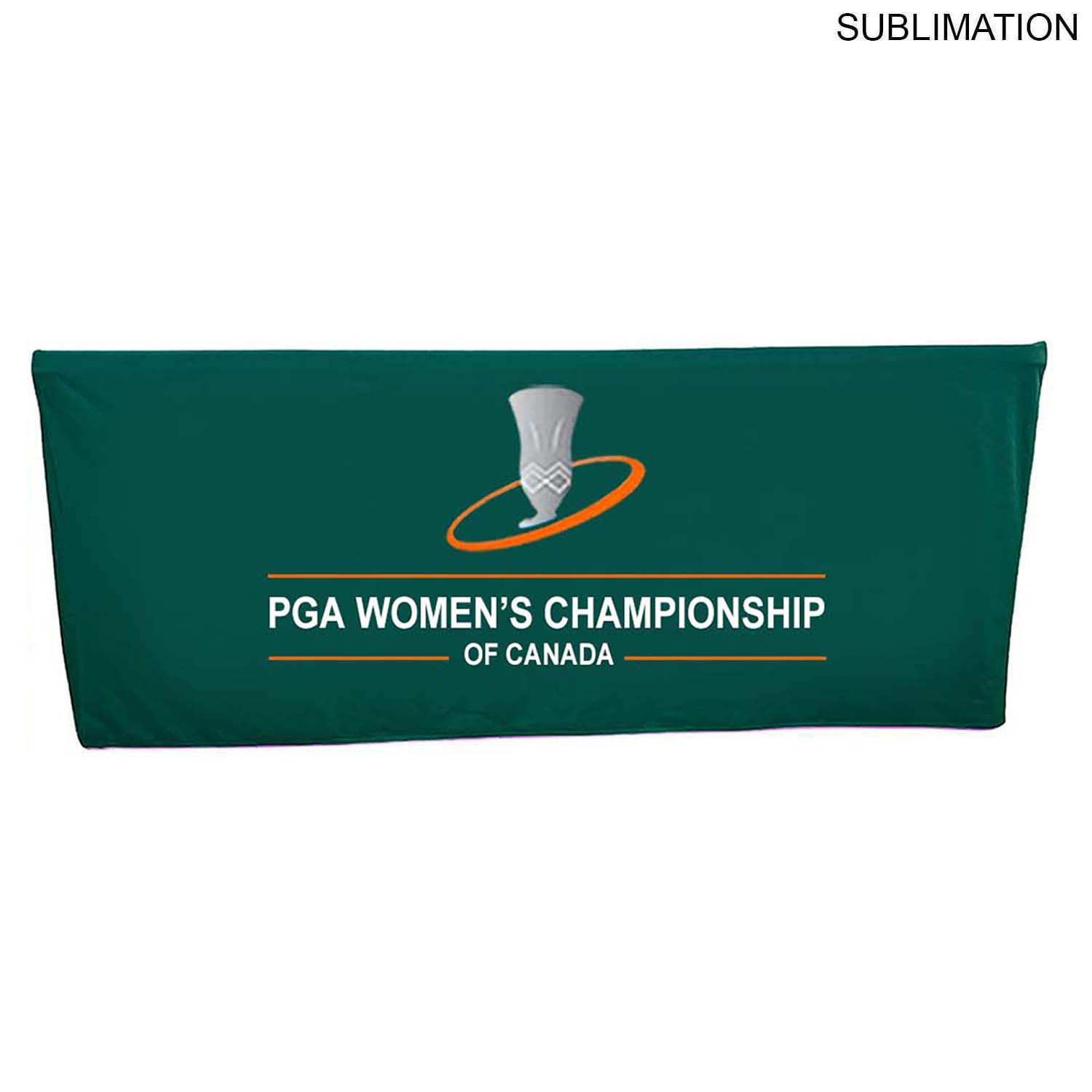 24Hr Express Ship - Outdoor Event Package 2, Deluxe pull up banner + Premium 6' box fit tablecloth 7