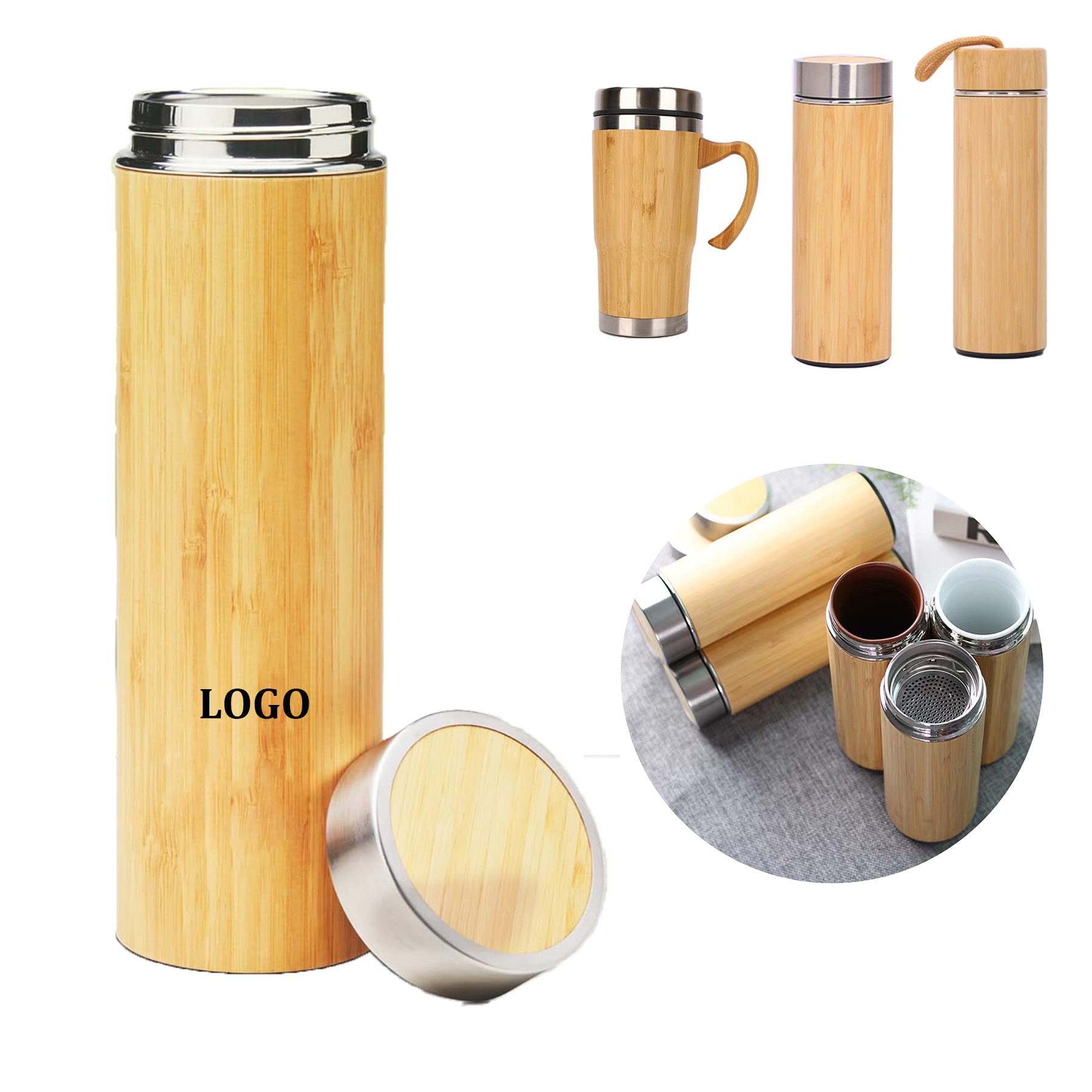 Premium Bamboo Tea Bottle 2