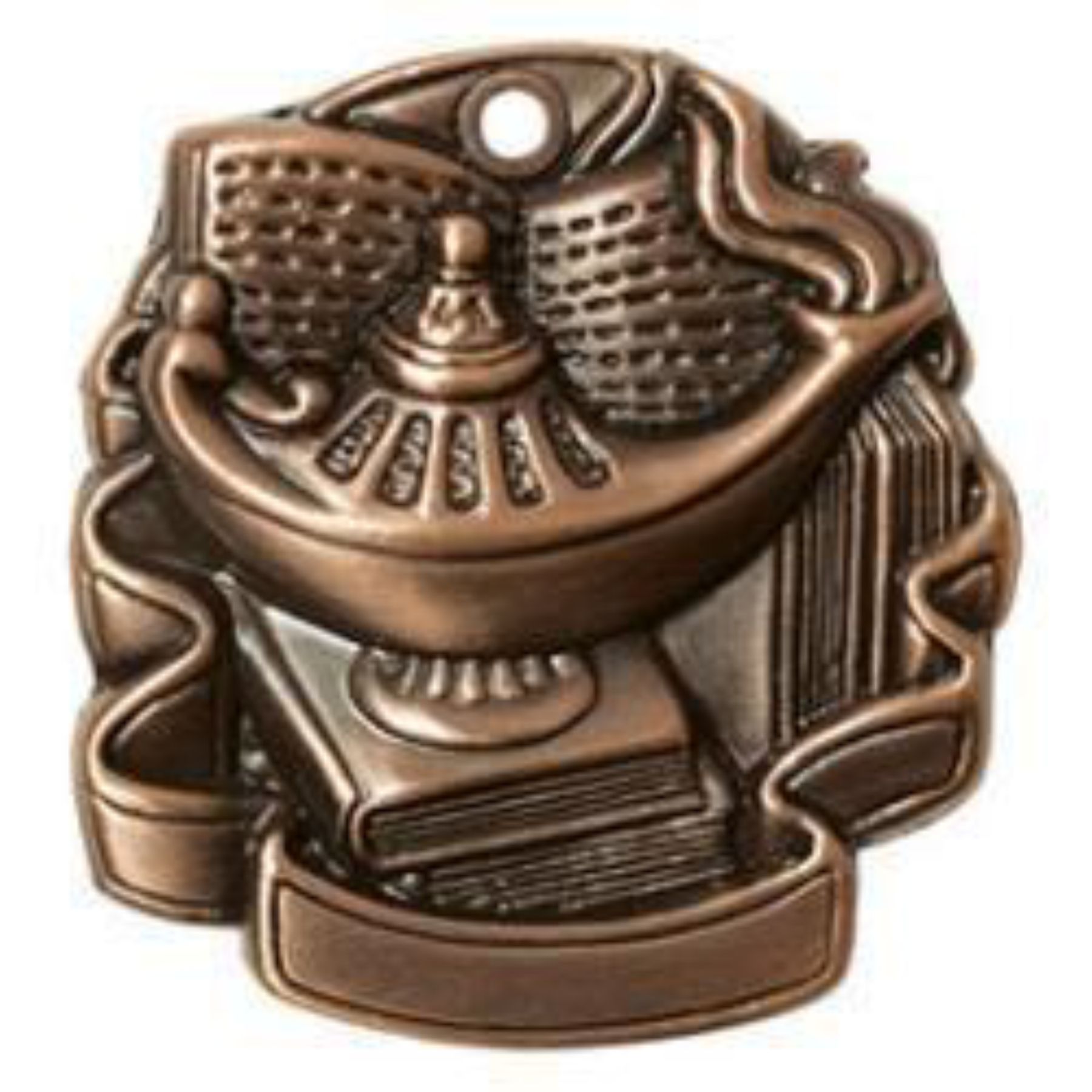 Lamp High Relief Design 2-1/2" 3