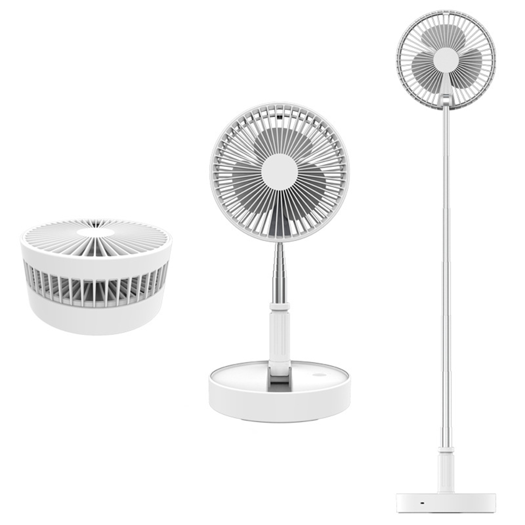 Foldable Adjustable Standing Fan 3