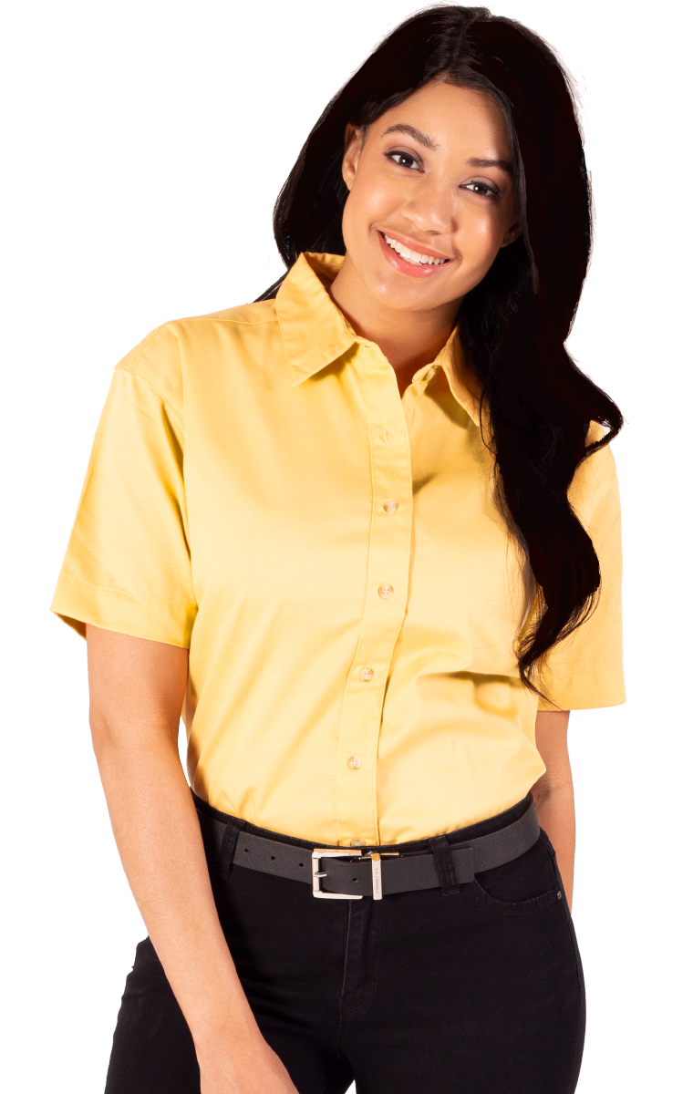 Ladies' Scotchgard Twill Short-Sleeve Shirt 28