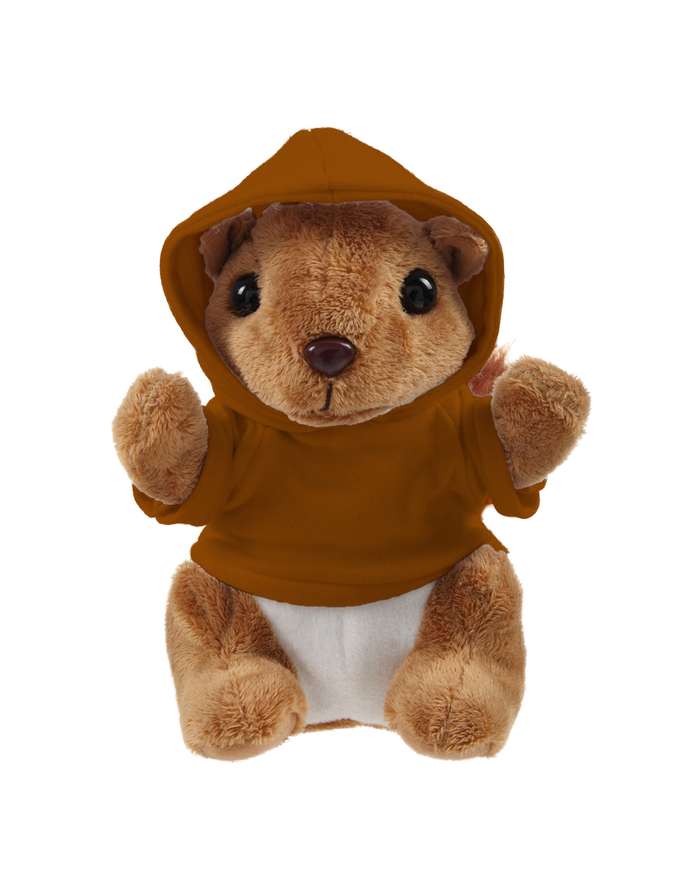 Soft Plush Sitting Squirrel wearing a Hoodie 13