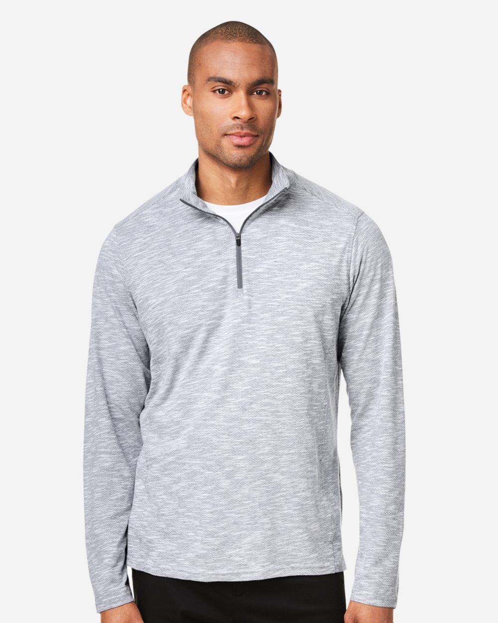 Men's Eclipse Jacquard Quarter-Zip Pullover - NE415 30