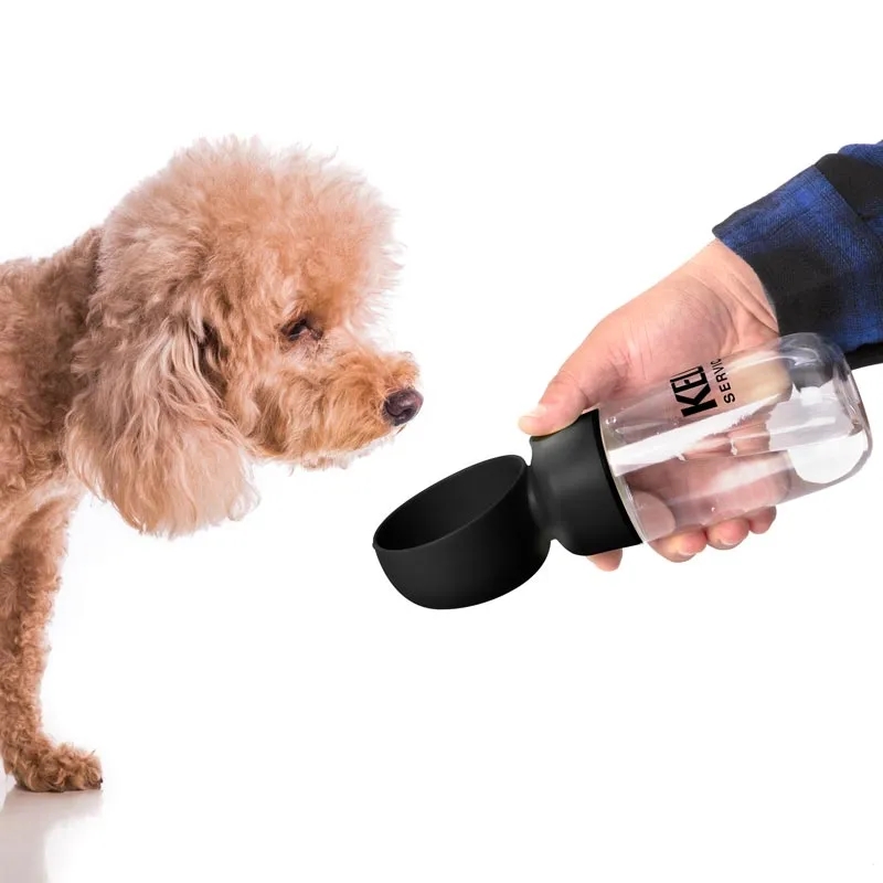 Pet 13 oz. Water Bottle with Bowl 5