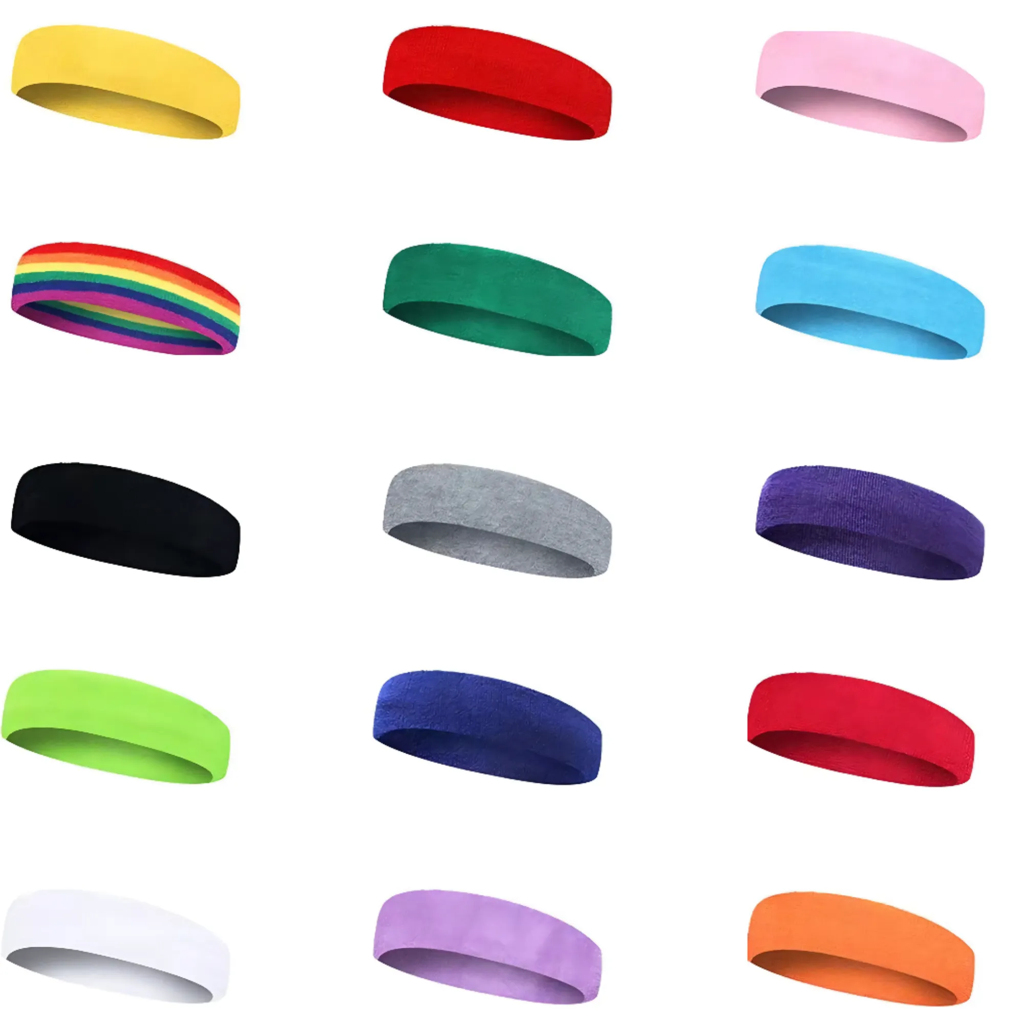 Heavyweight Terry Headband MOQ 100PCS 3