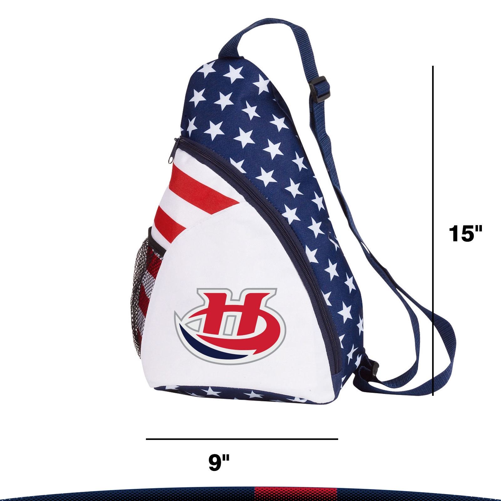 Patrue Sling Backpack, custom backpack with logo imprint 6