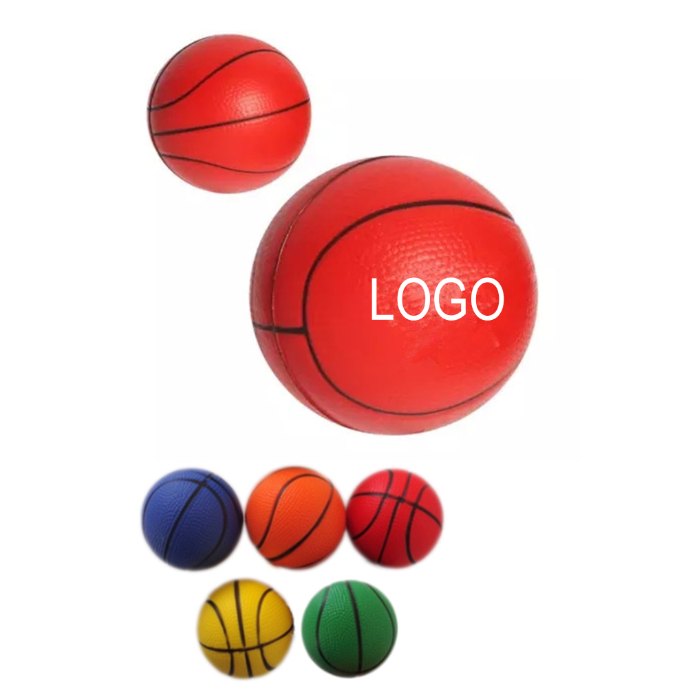 2 1/2" Basketball Foam Stress Ball 3