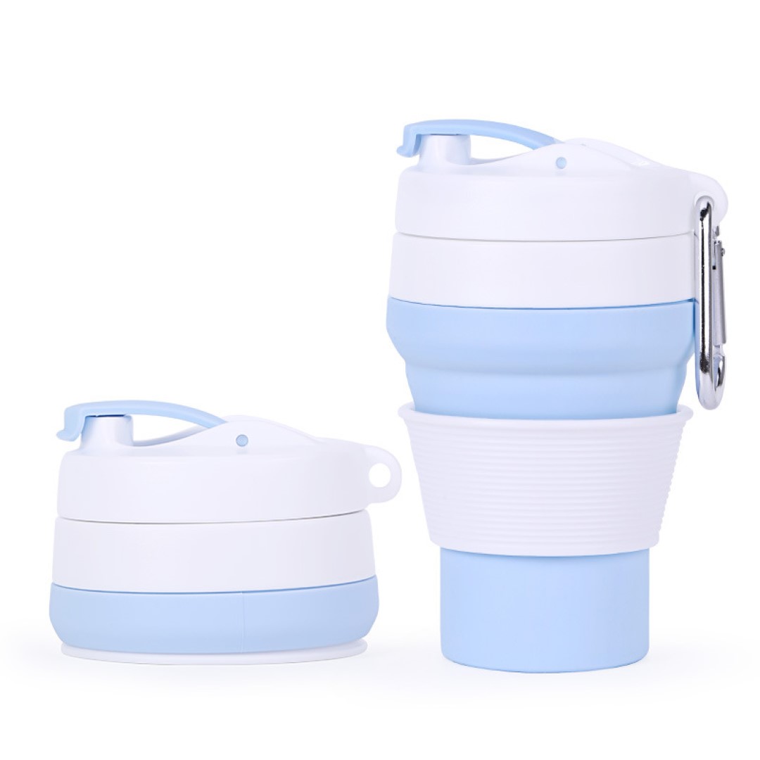 Collapsible cups with buckles 2