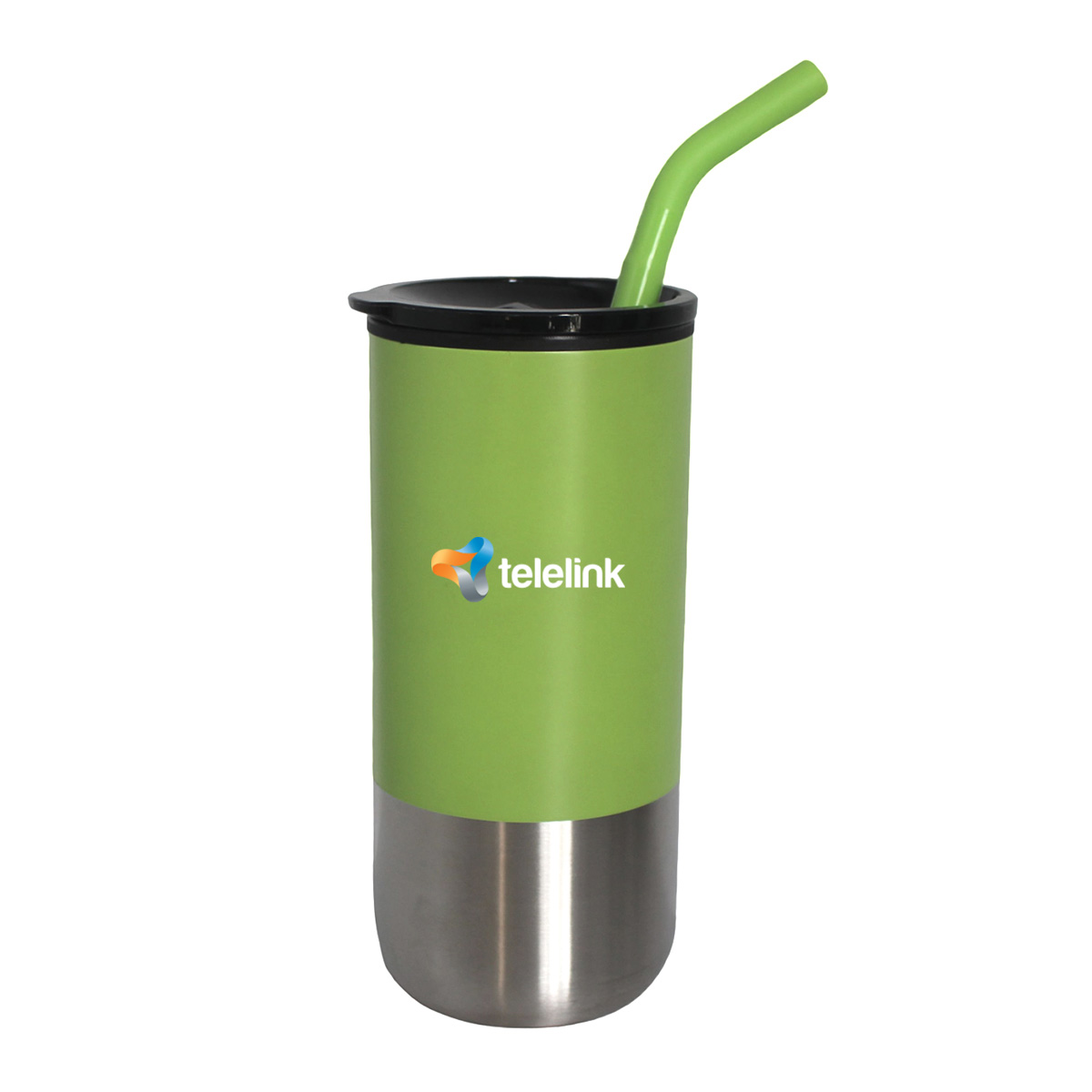 EcoSip 16oz Double-Wall Tumbler With Silicone Tipped Straw 6