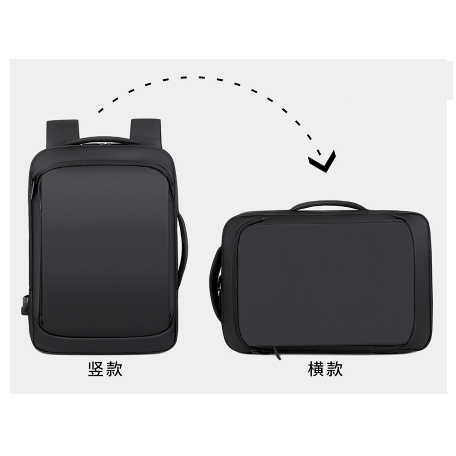 Ofxord Travel Carry on Backpack With USB Charging Port 2