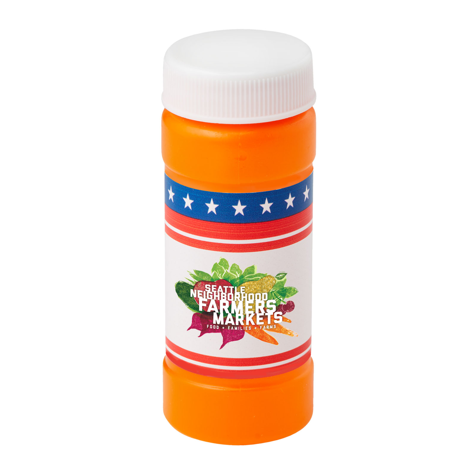 2 oz. Patriotic Bubbles with Full-Color Digital Label 3