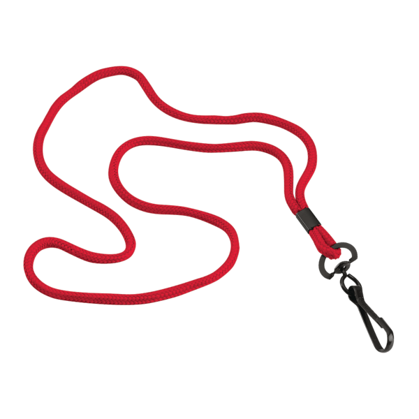 1/8" Polyester Cord Lanyard with Swivel Snap Hook 1