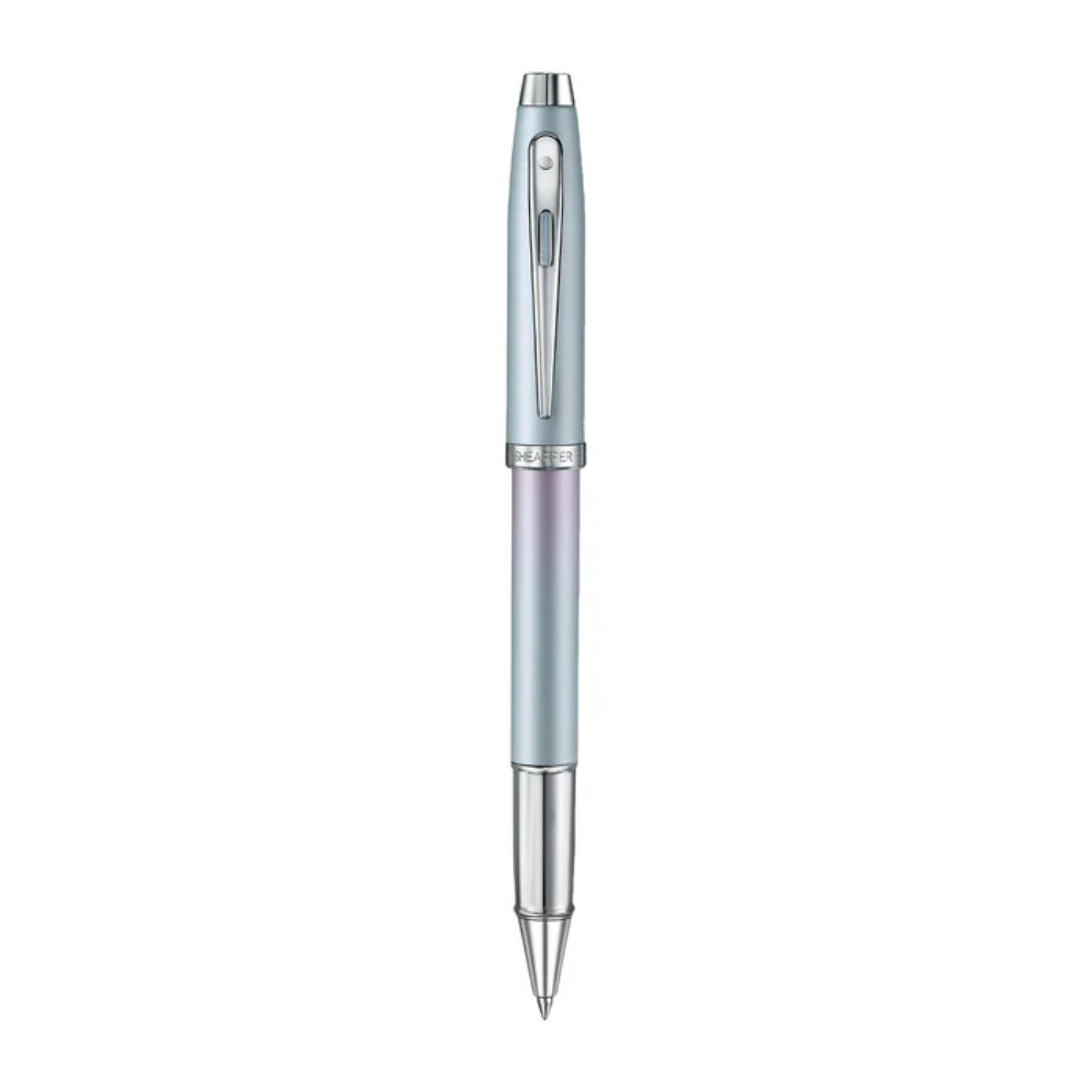 SHEAFFER® 100 9376 Expressions Blue and Pink Pearlised Gradient Rollerball Pen w/ Gift Box 9