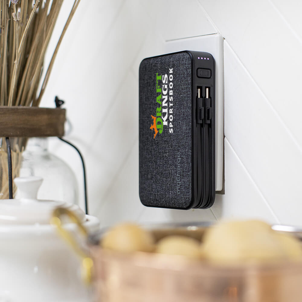 myCharge Powerhub Ultra 10,000mAh Everything Built in Portable Charger 10