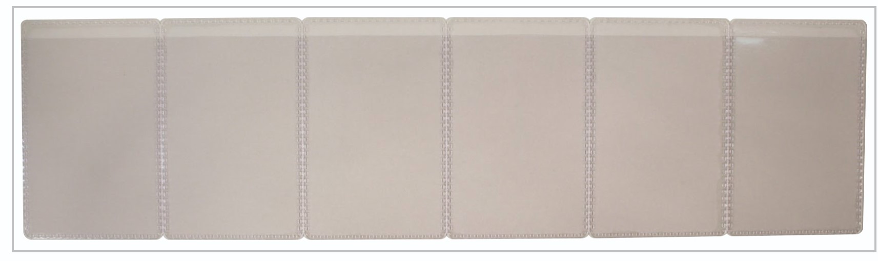 Adhesive Backed Vinyl Sleeve (holds business cards) 1