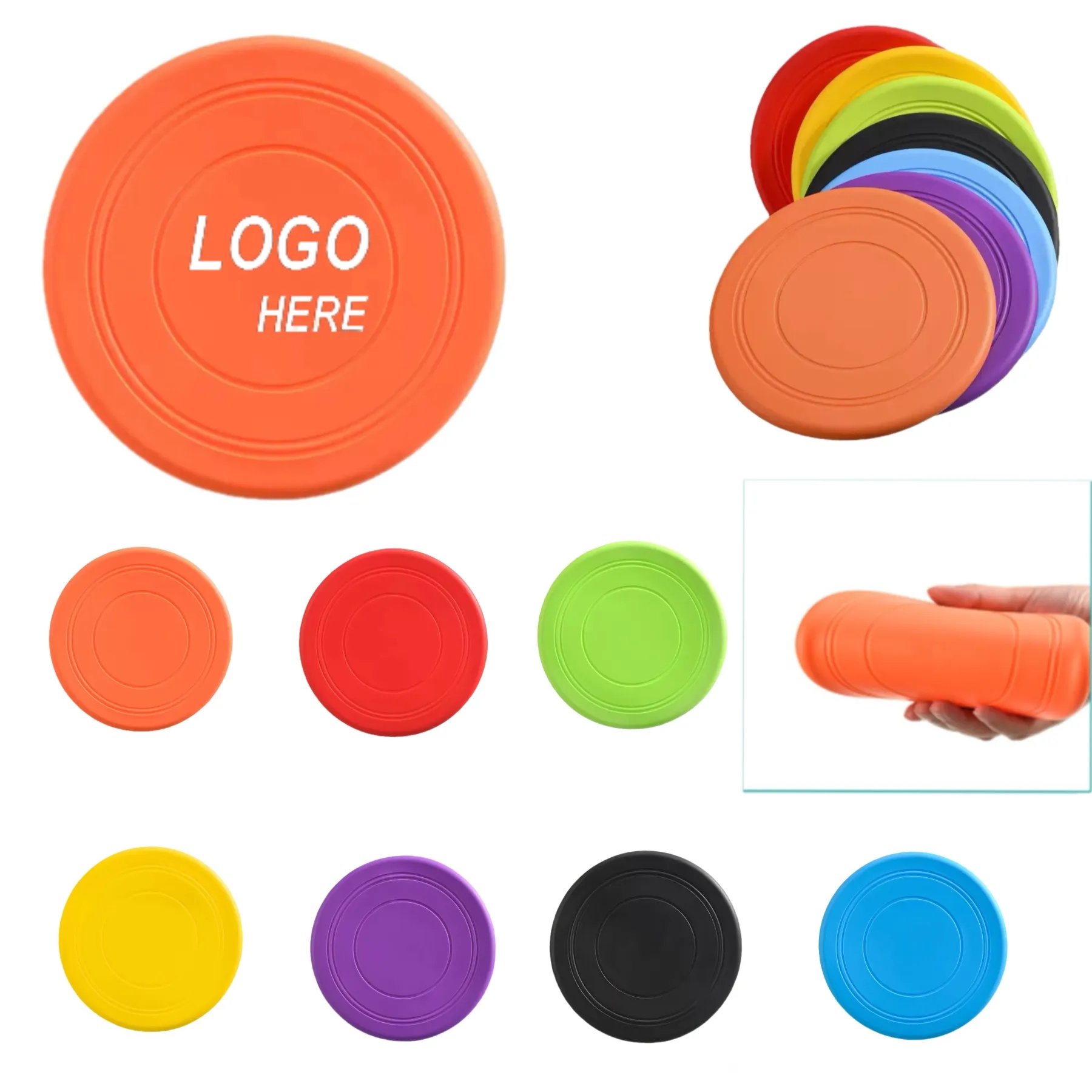 Flying Discs for Kids Soft Rubber 4