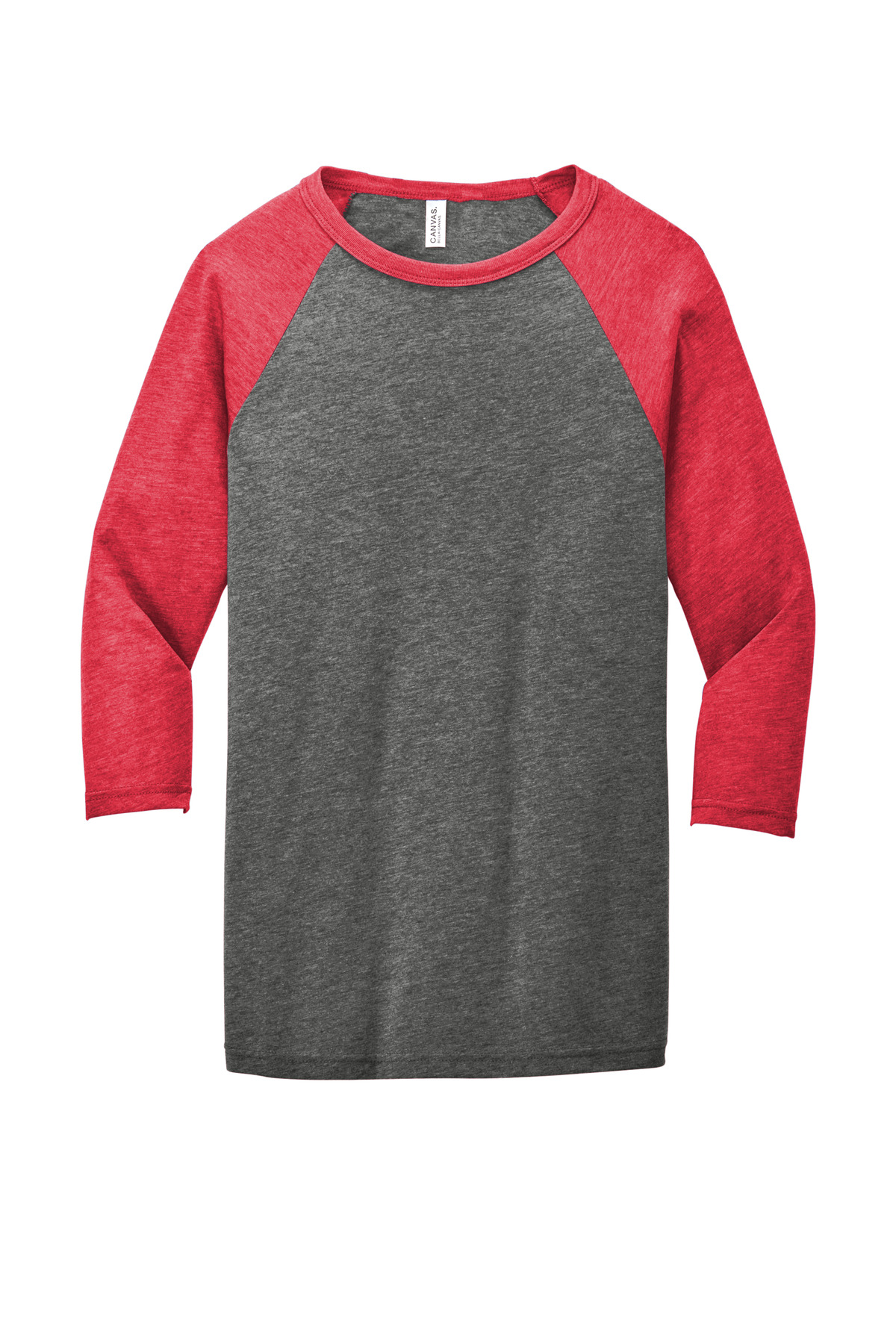 BELLA+CANVAS Unisex 3/4-Sleeve Baseball Tee. BC3200 69