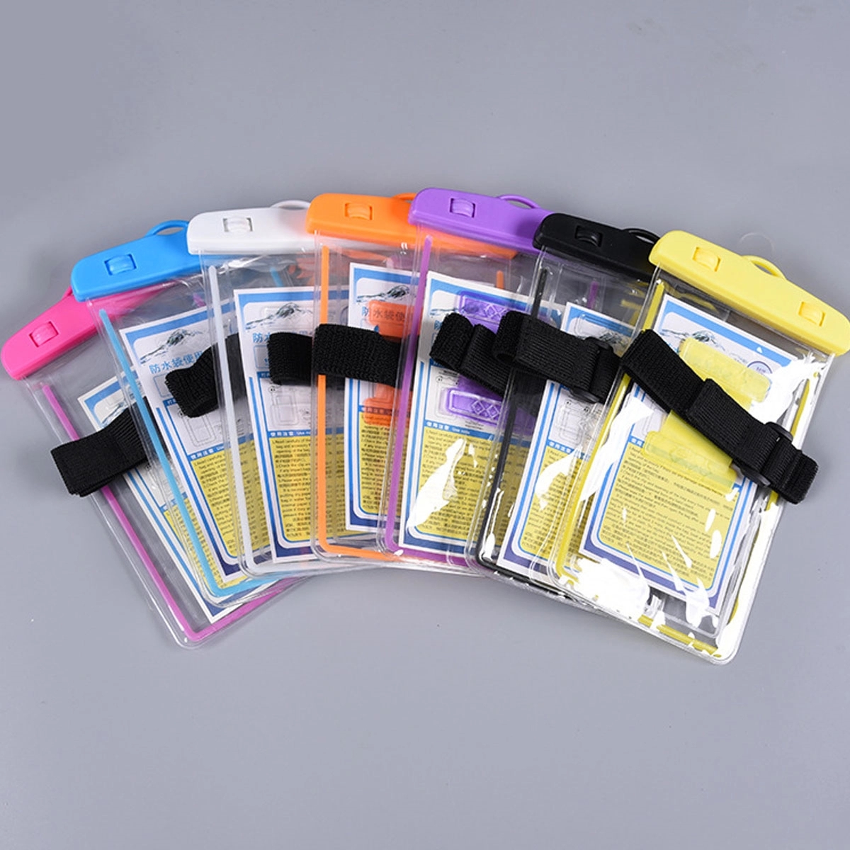 Universal Waterproof Phone Pouch With Lanyard Armband 2