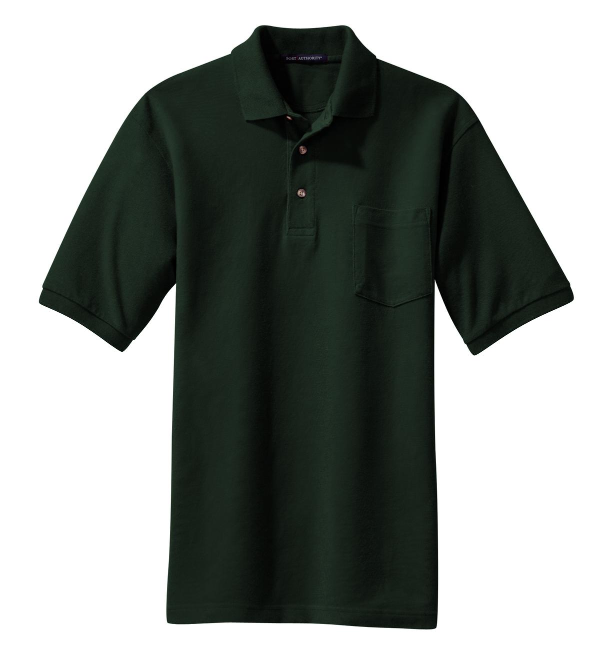 Port Authority Heavyweight Cotton Pique Polo with Pocket. K420P 16