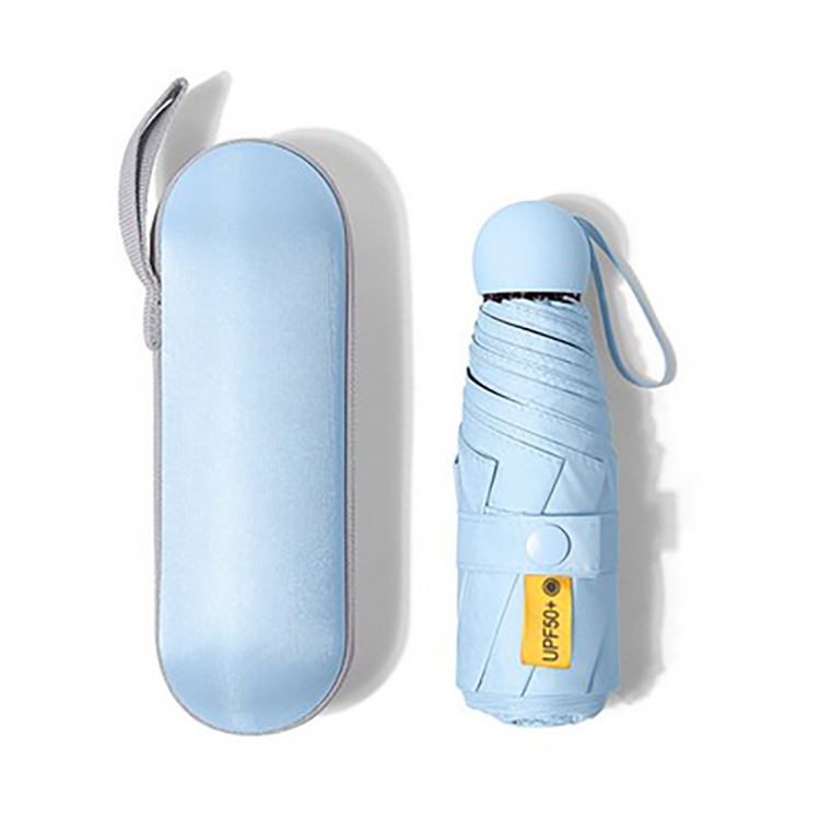 Folding Travel Umbrella with Capsule Case 9
