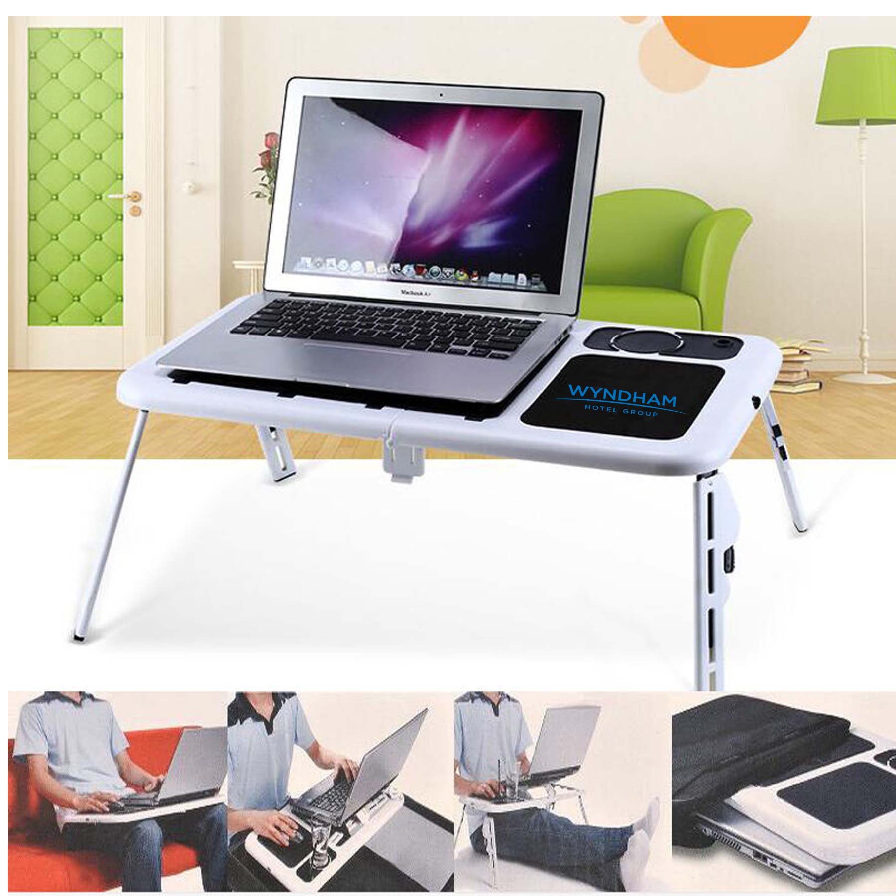 iBank ® Portable Laptop Stand, Desk Riser 3