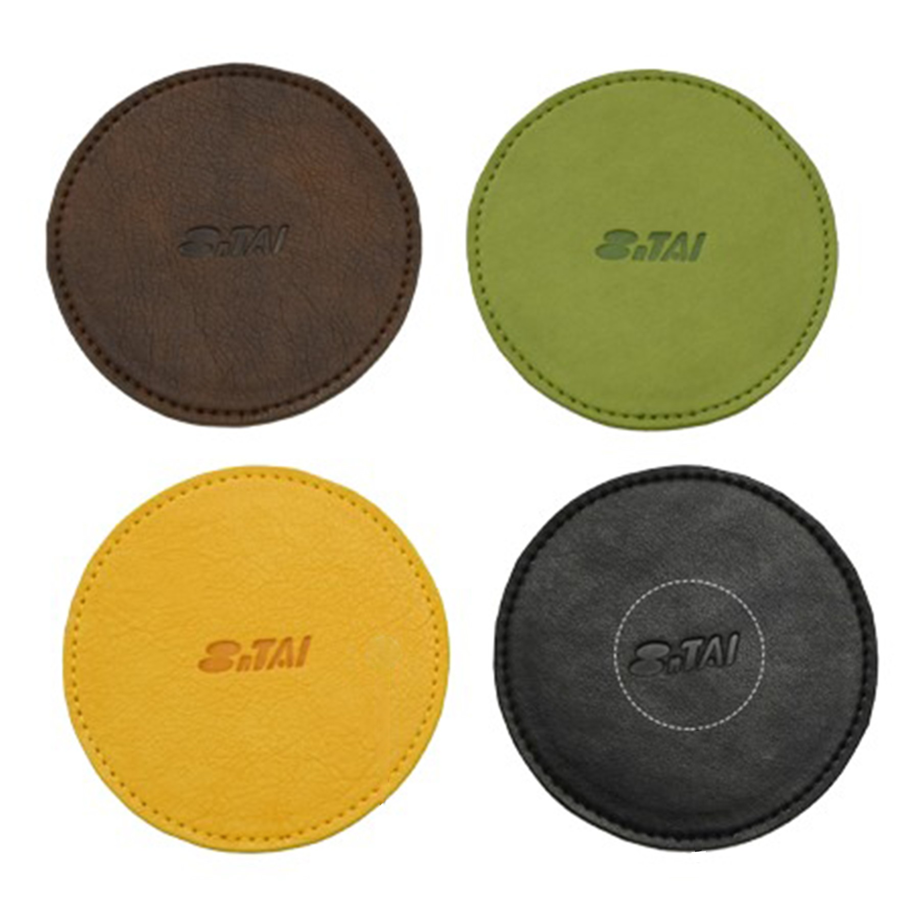 Round Insulated Leather Coaster 3