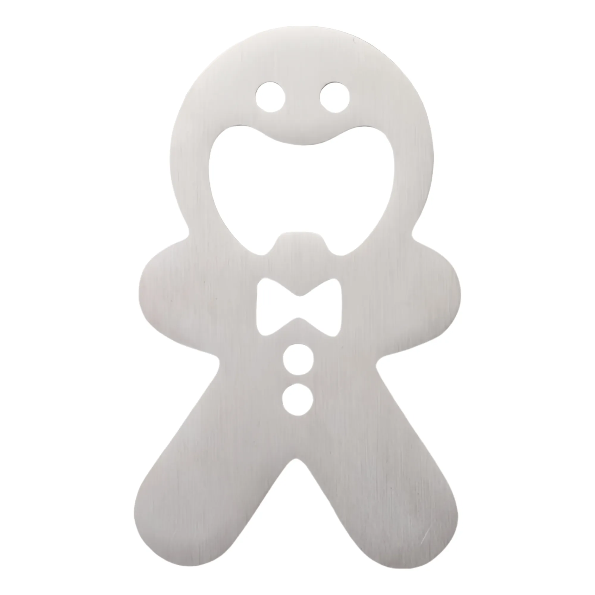 Gingerbread Man Metal Bottle Opener 3