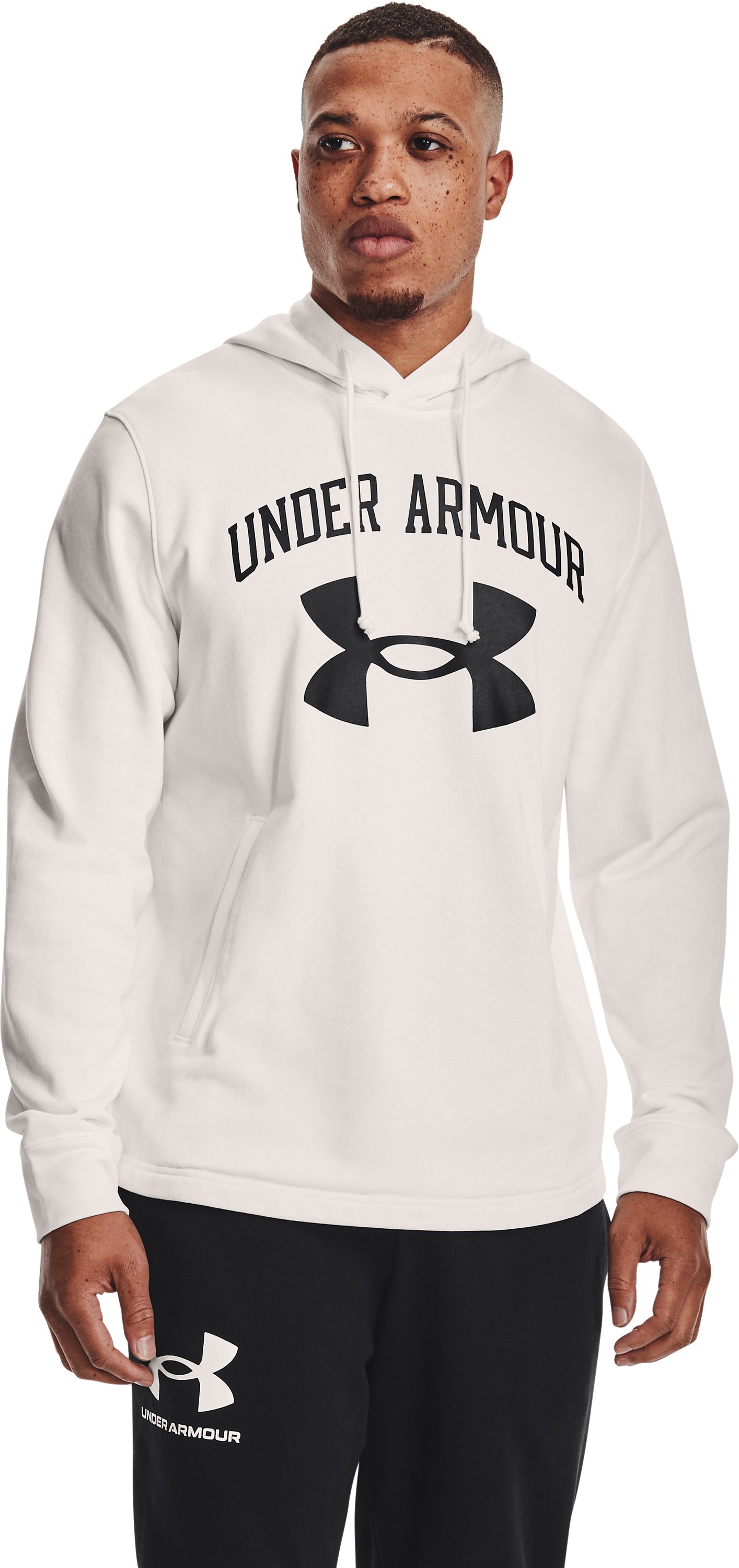 UA Rival Terry Big Logo Men's Hoodie 5