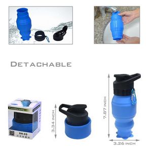 Collapsible Sport Silicone Bottle 8