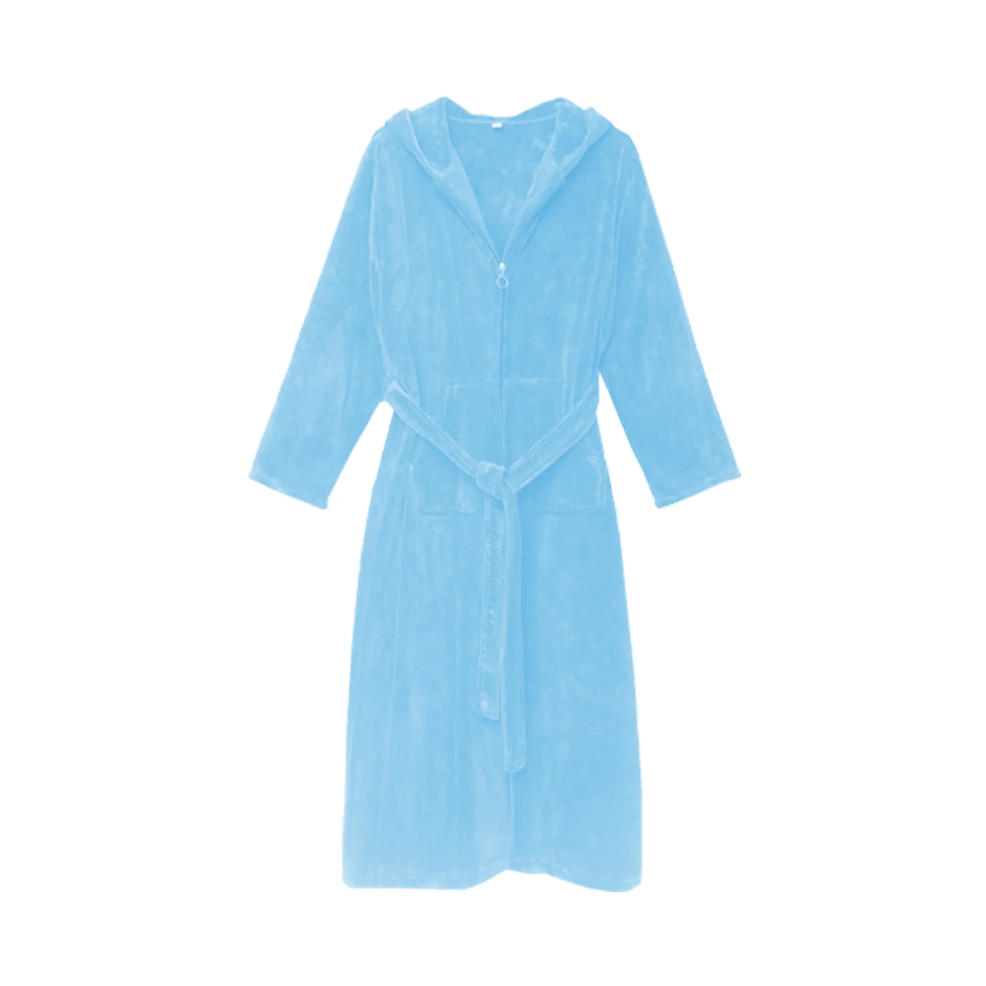 Winter Thickened And Lengthened Coral Velvet Pajamas 9