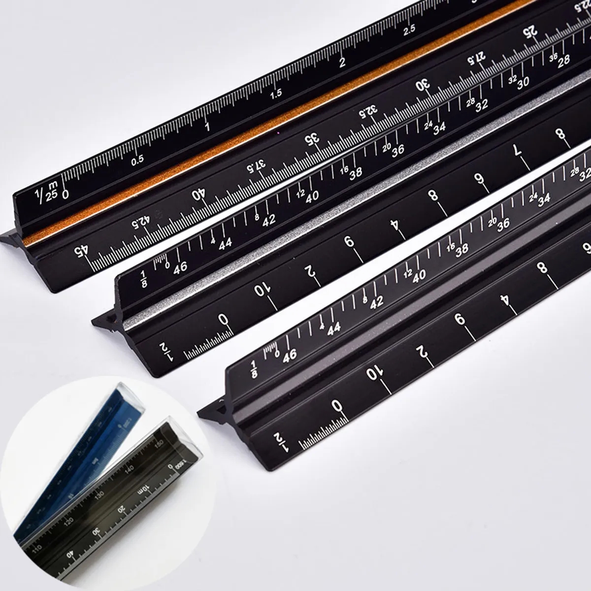 12" Aluminum Architect Scale 3