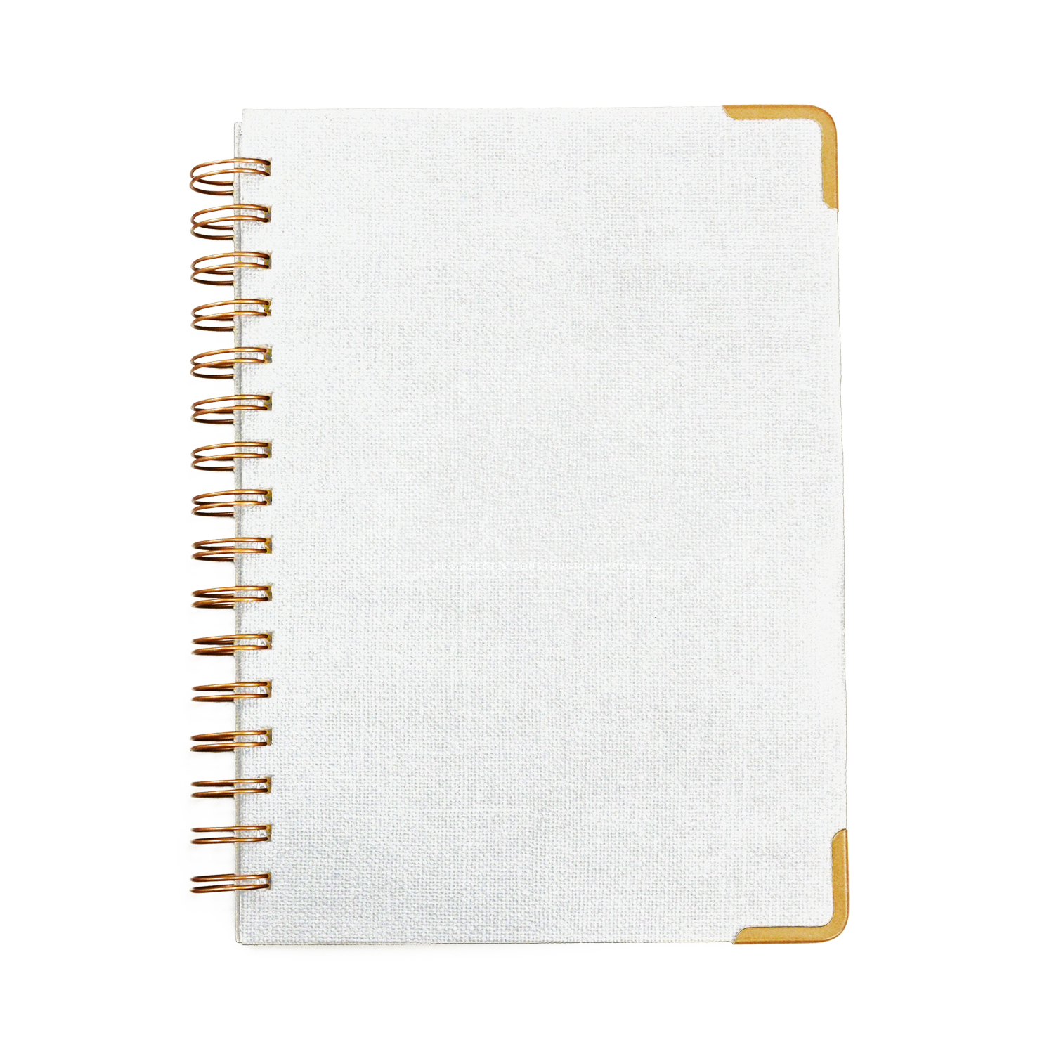 Woven Paper Hardback With Metal Accents Notebook