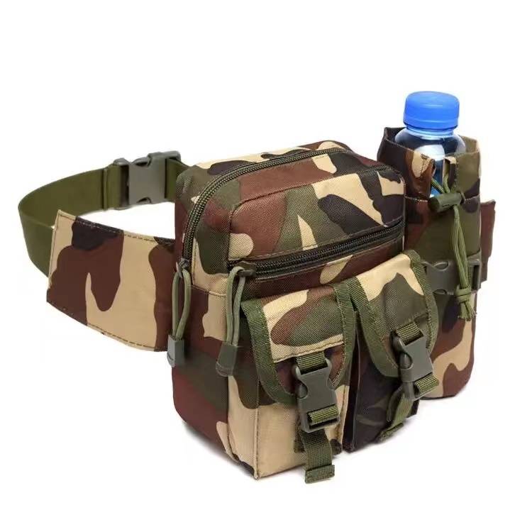 Outdoor Tactical Waist Slip Pack With Water Bottle Holder 6