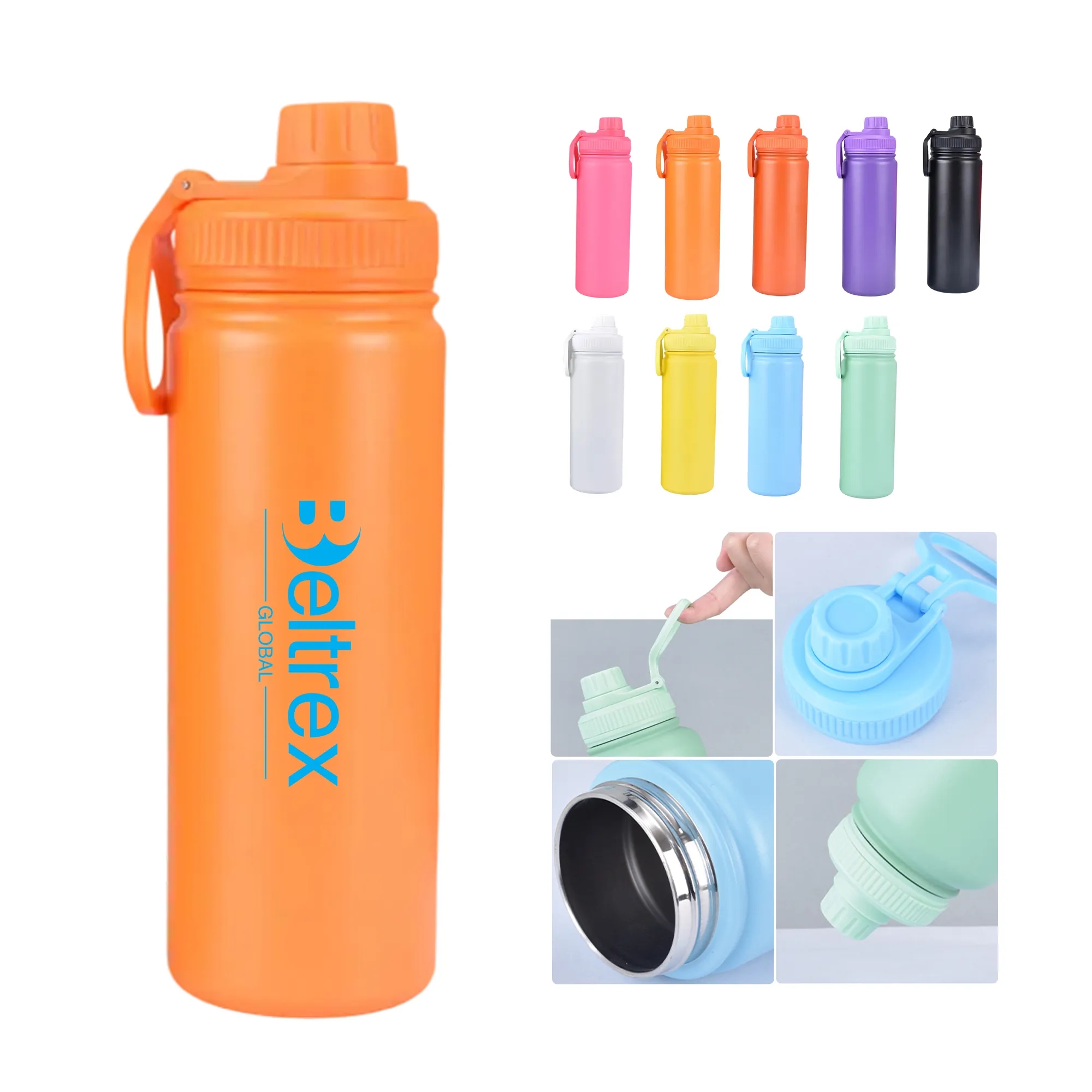 Stainless Steel Sports Water Bottle Leak Proof Design 16