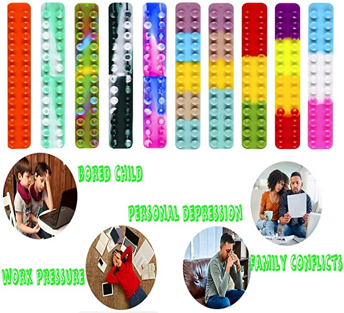 Stress Relief Wristband Sucker/Squid Pop New fidgets for Kids and Adults 3