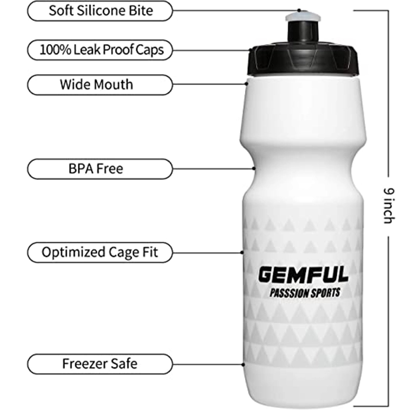 24 Oz Bpa Free Leak Proof Self-Sealing Athletic Bike Bottle 3