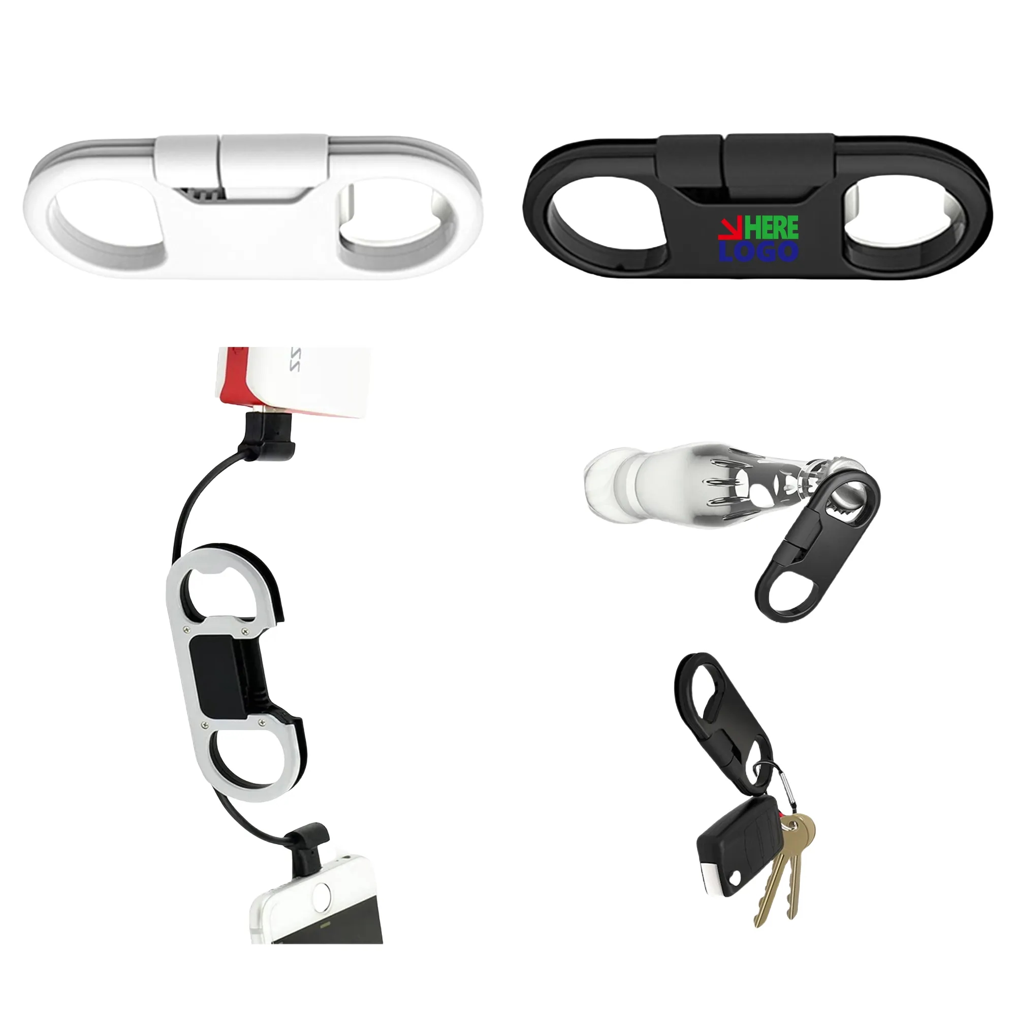 Mini USB Cable Fast Charging Keychain MOQ20 3