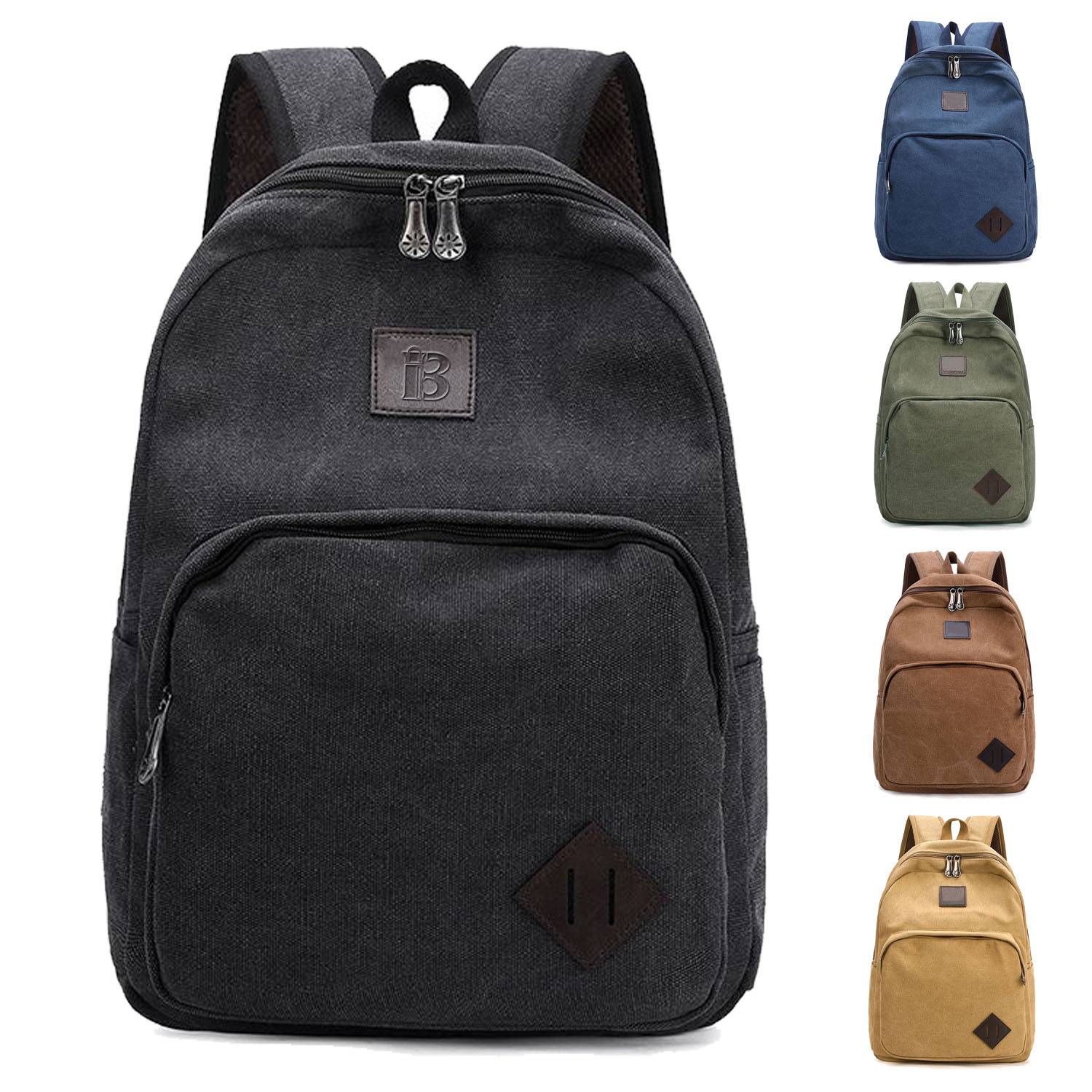 Wear-resistant Canvas Travel Backpack