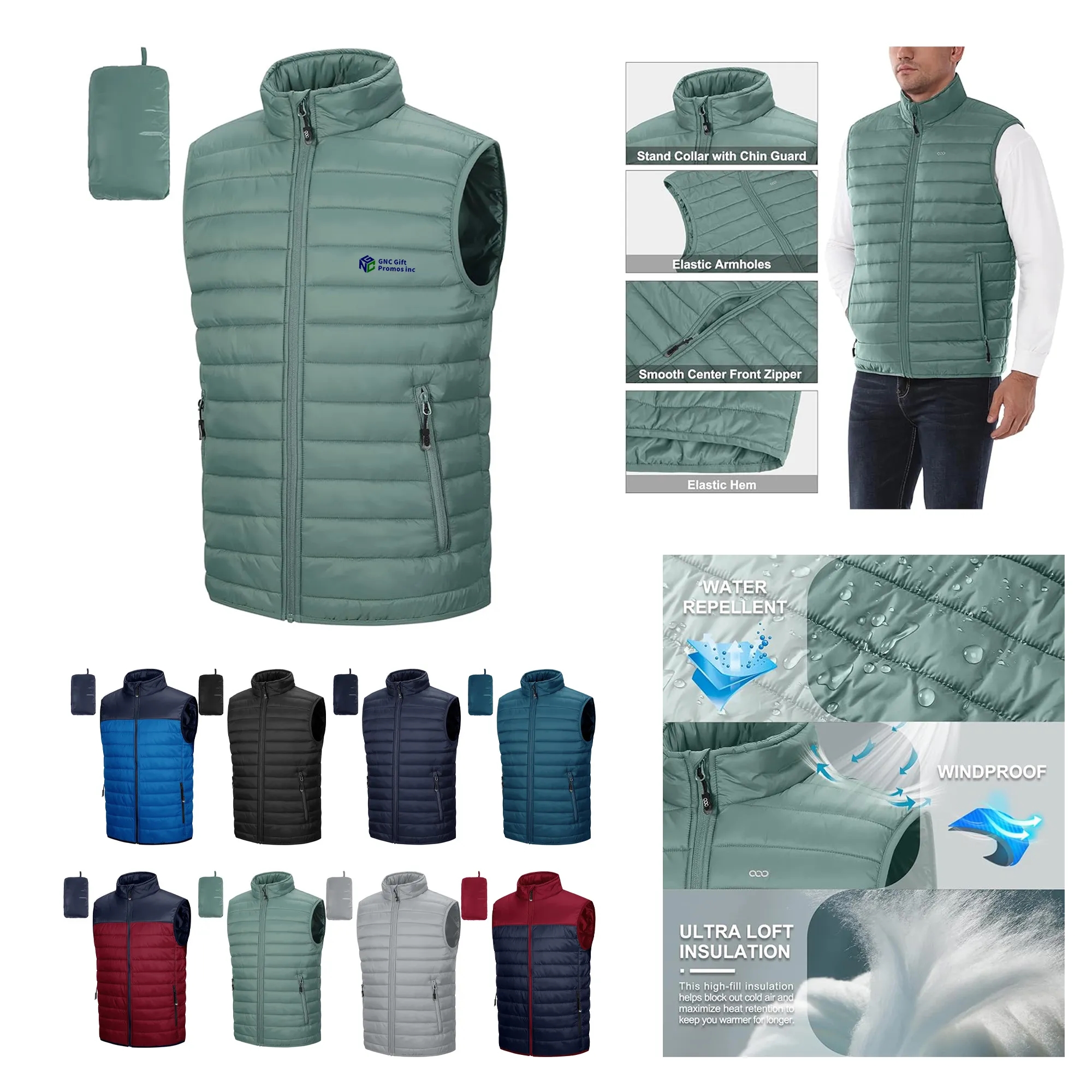 Foldable Warm Down Vest Jacket 16